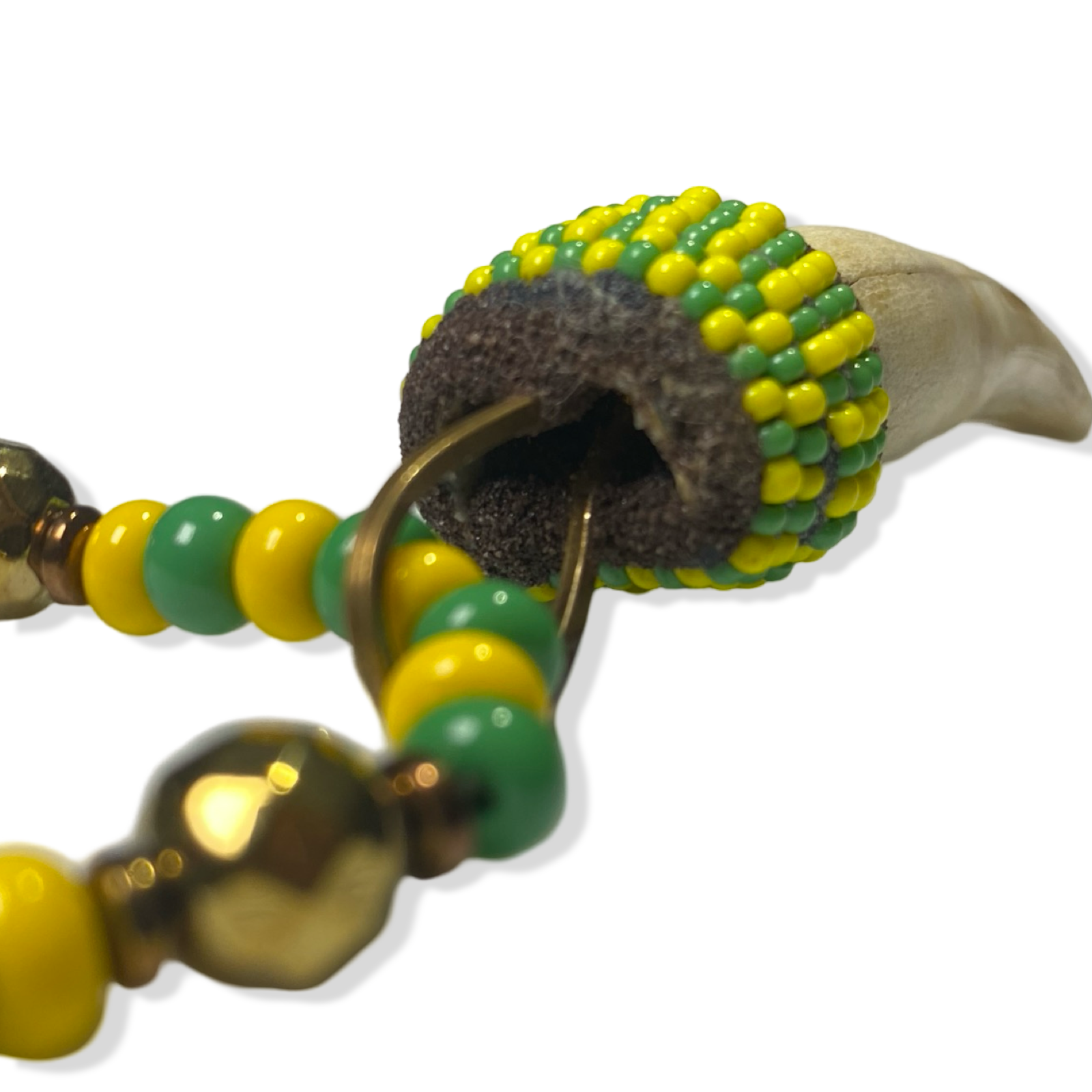 Handmade Eleke de Orula con Diente Necklace – Yoruba Santeria Orisha - SanteriaGuide