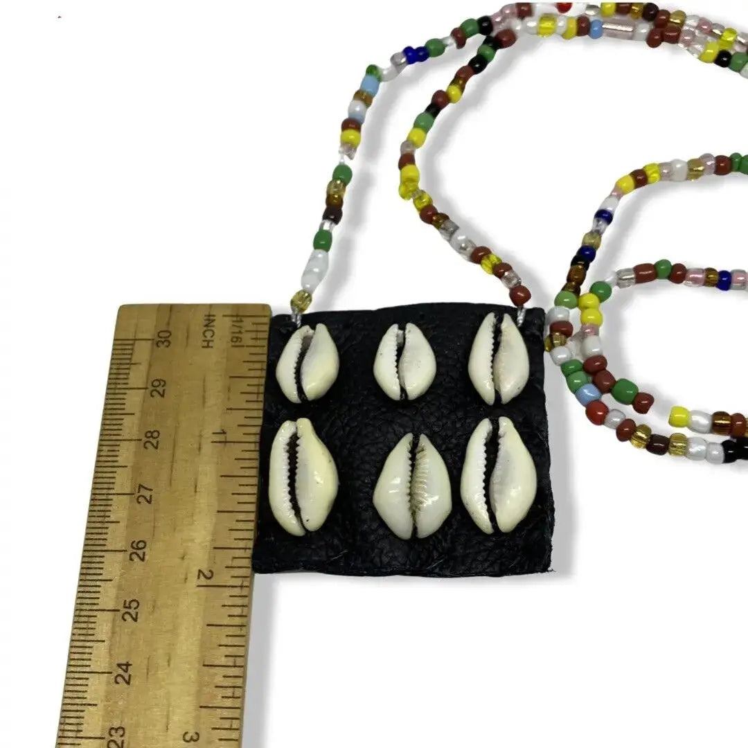 Handmade Eleke de Osain Gurufinda with Macuto – Santería Necklace - SanteriaGuide