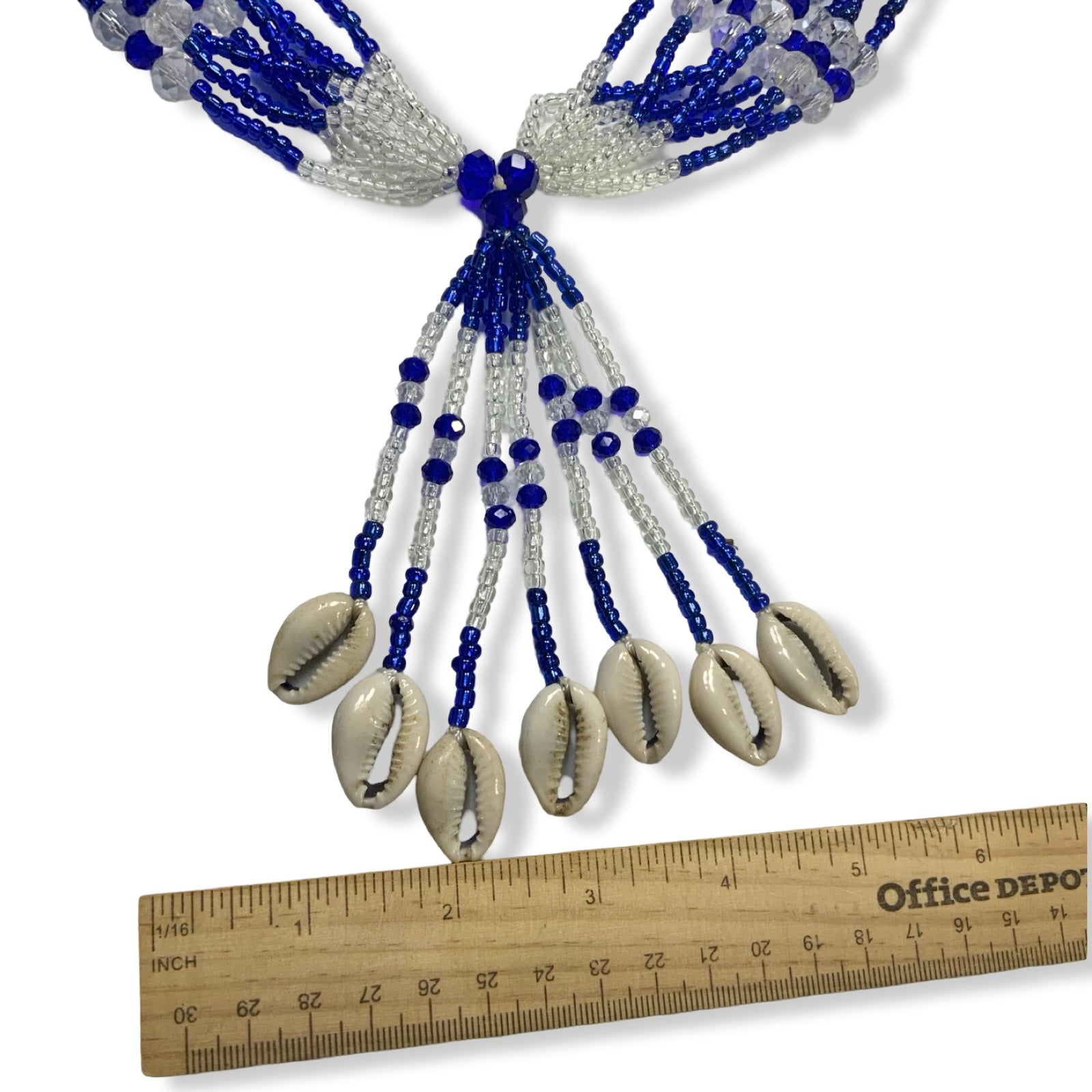 Handmade Mazo de Yemayá - Crystal for Sopera | Yoruba Santería Orisha - SanteriaGuide