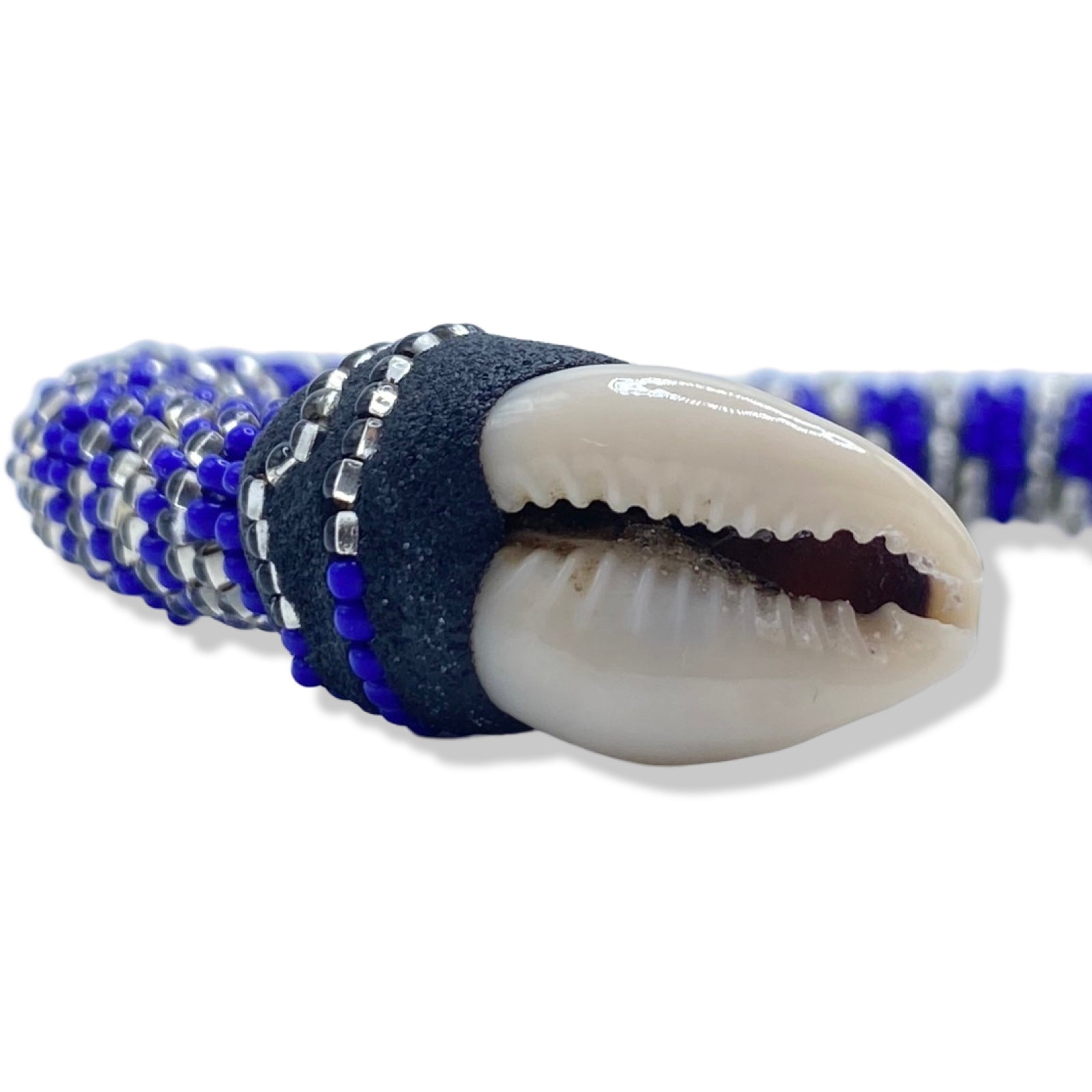 Handmade Ilde de Yemayá Yemoja Bracelet - Cowrie Shell Yoruba Santeria Orisha - SanteriaGuide