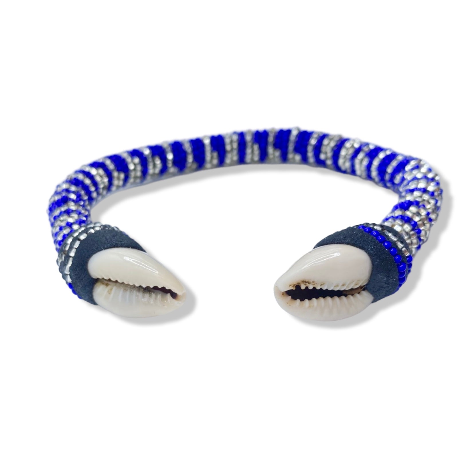 Handmade Ilde de Yemayá Yemoja Bracelet - Cowrie Shell Yoruba Santeria Orisha - SanteriaGuide
