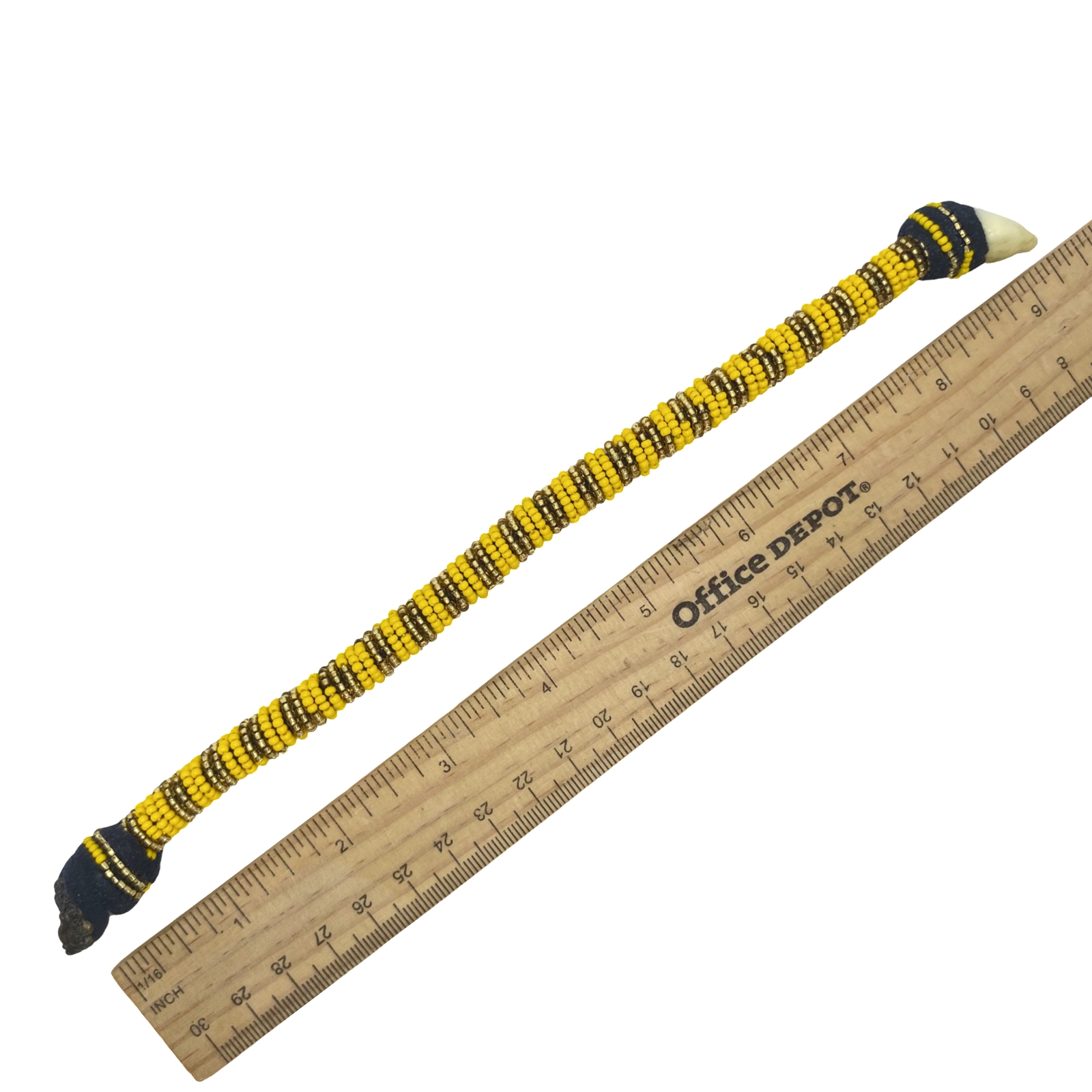 Handmade Ilde de Oshún Bracelet - Cowrie Shells Yoruba Santeria Orisha - SanteriaGuide