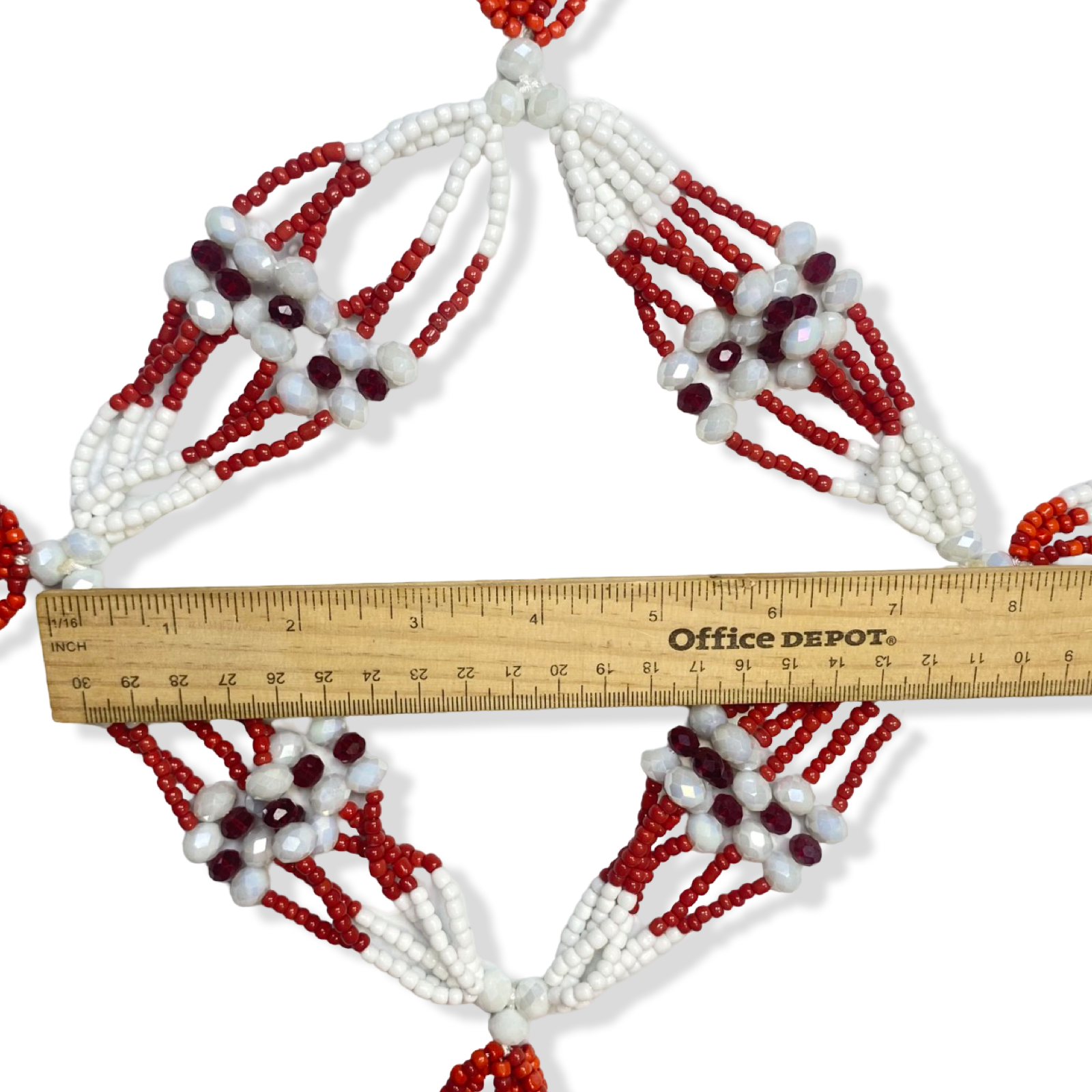 Mazo de Shango - Red & White Yoruba Santeria Orisha - SanteriaGuide