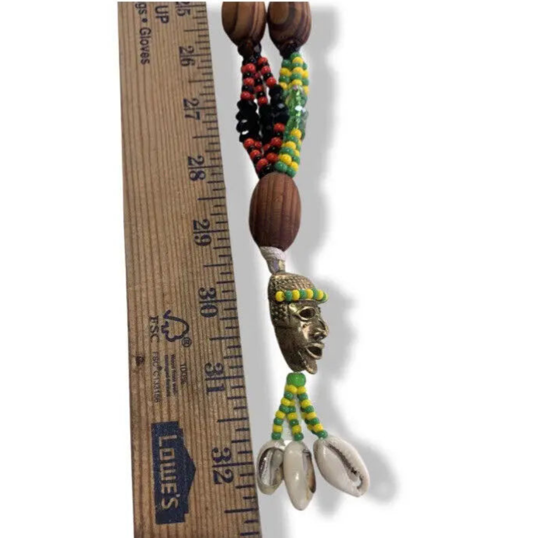 Eleke (Collar/Collar) hecho a mano Ogbe Yono Ogbellono – 32 pulgadas para Babalawos