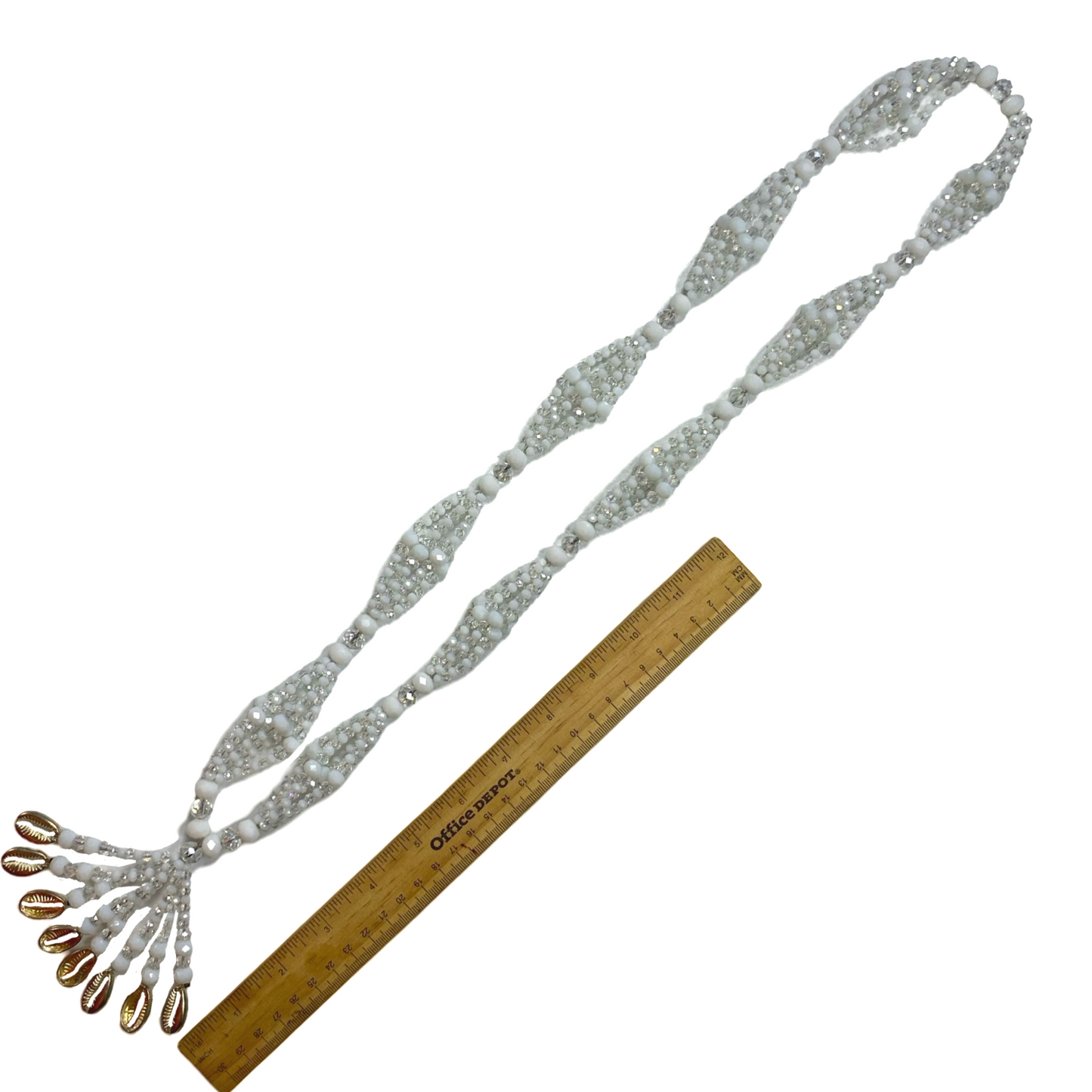 Handmade Gala de Obatalá – White and Clear Glass Beads for Iyawó - SanteriaGuide