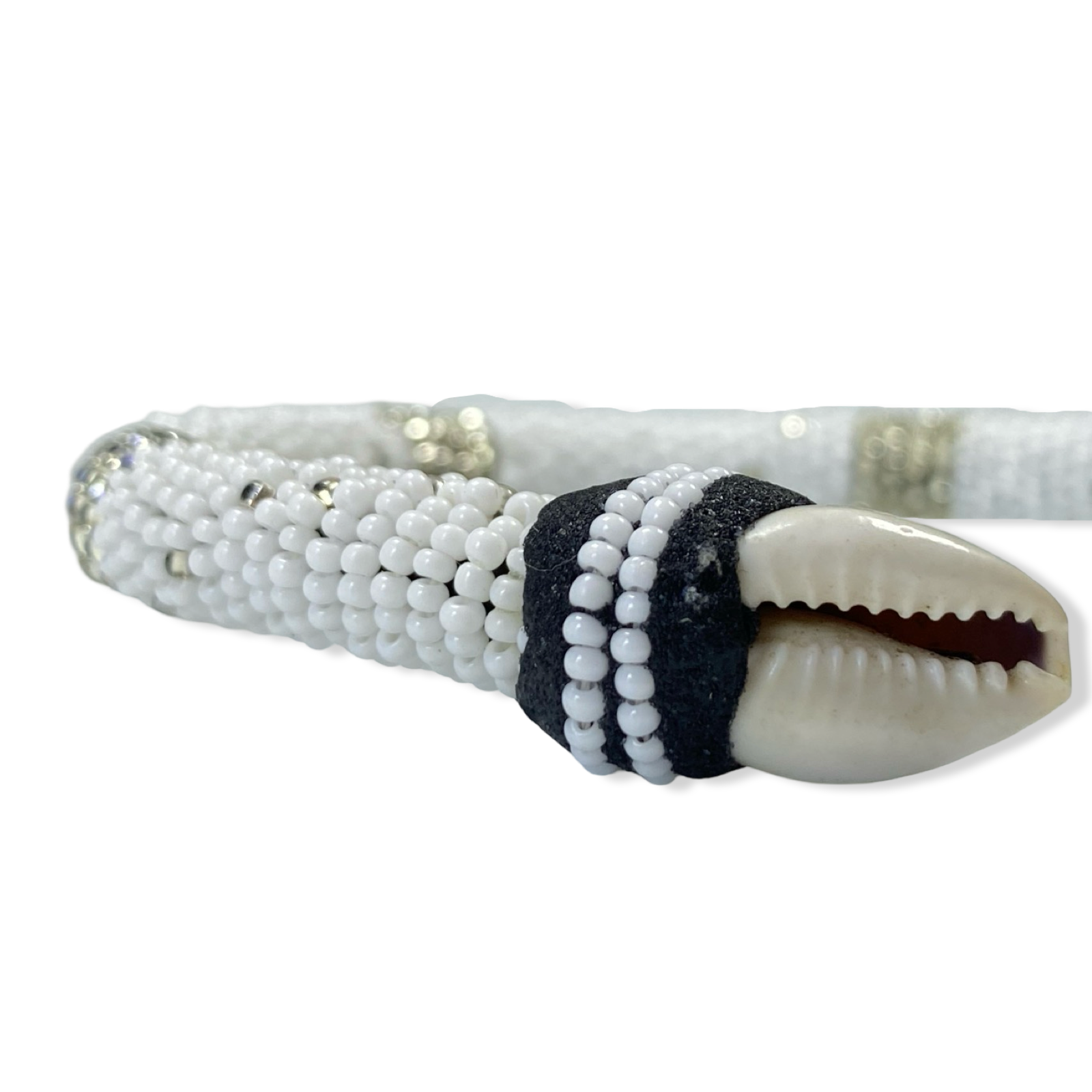 Handmade Ilde de Obatalá Bracelet - Cowrie Shell Yoruba Santeria Orisha - SanteriaGuide