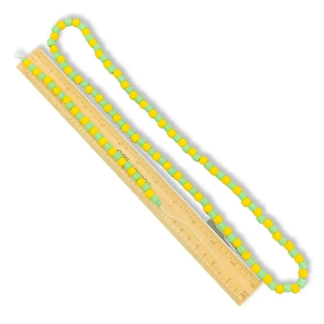 Eleke e Ilde de Ifá – Cuentas Grandes de Vidrio (Ifá Necklace and Bracelet with Large Glass Beads) - SanteriaGuide