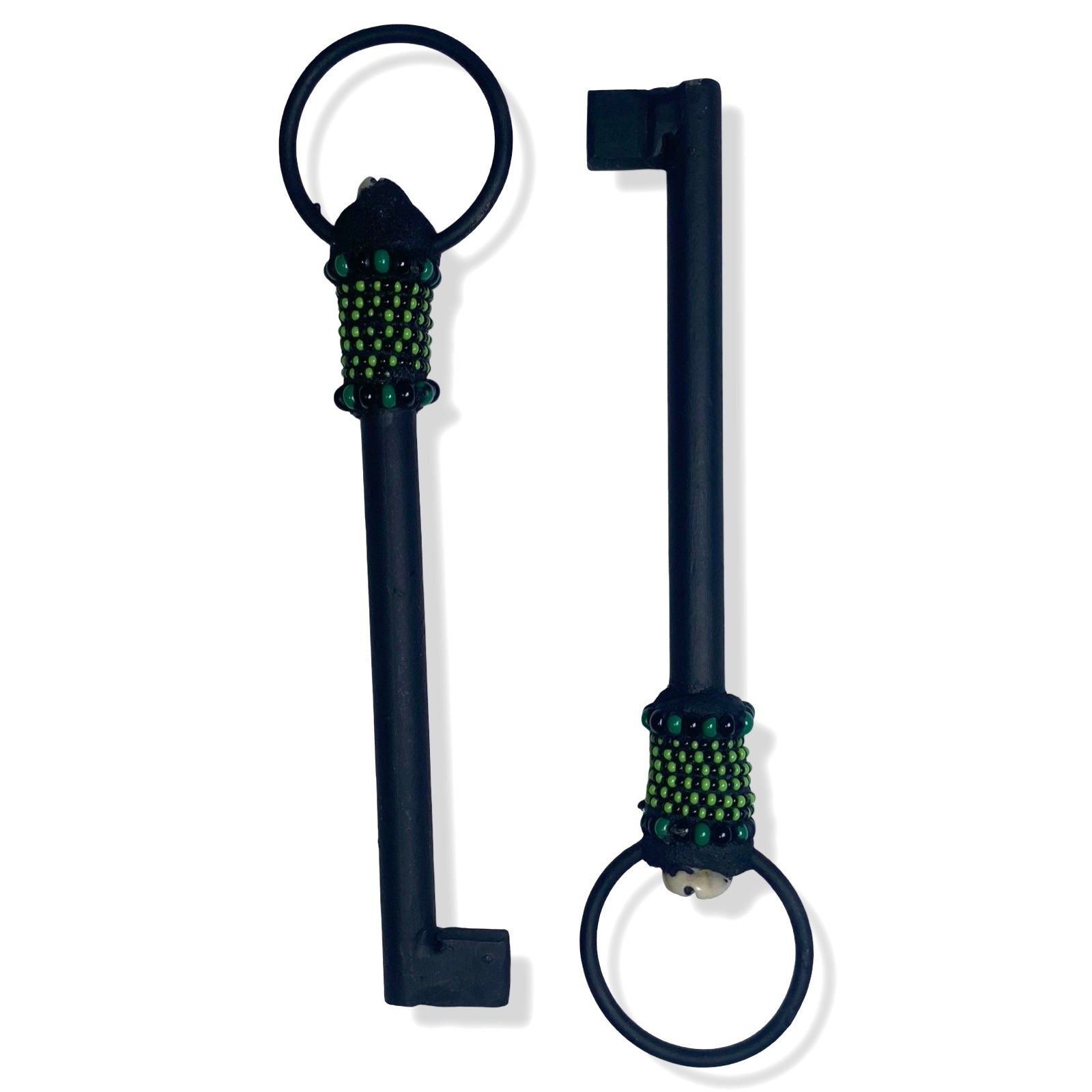 Handmade Adorned Key for Ogún - Honor & Spiritual Pathways Yoruba Santería Orisha - SanteriaGuide