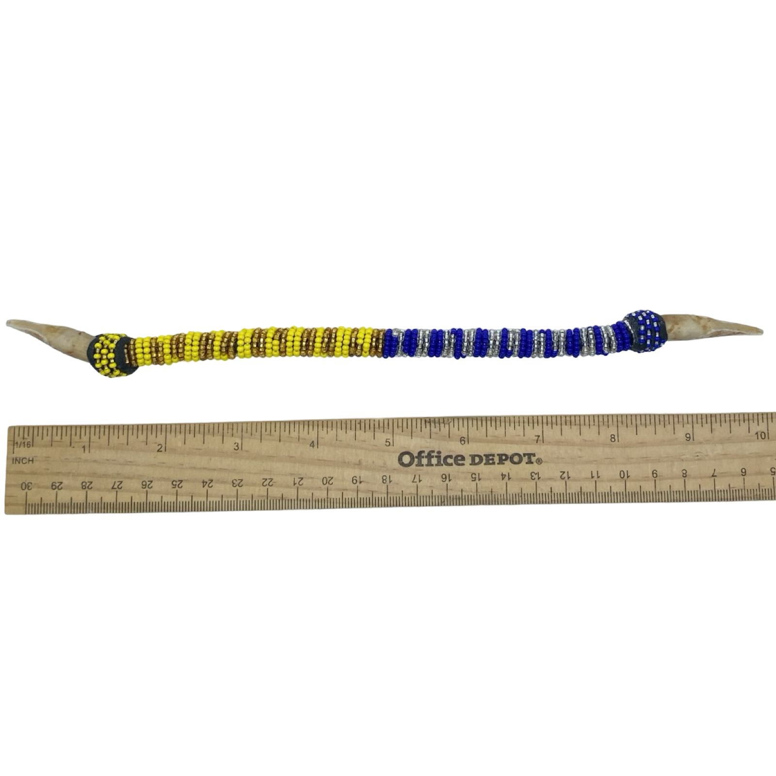 Handmade Ilde de Las Dos Aguas con Diente - Yoruba Santeria Orisha Bracelet - SanteriaGuide