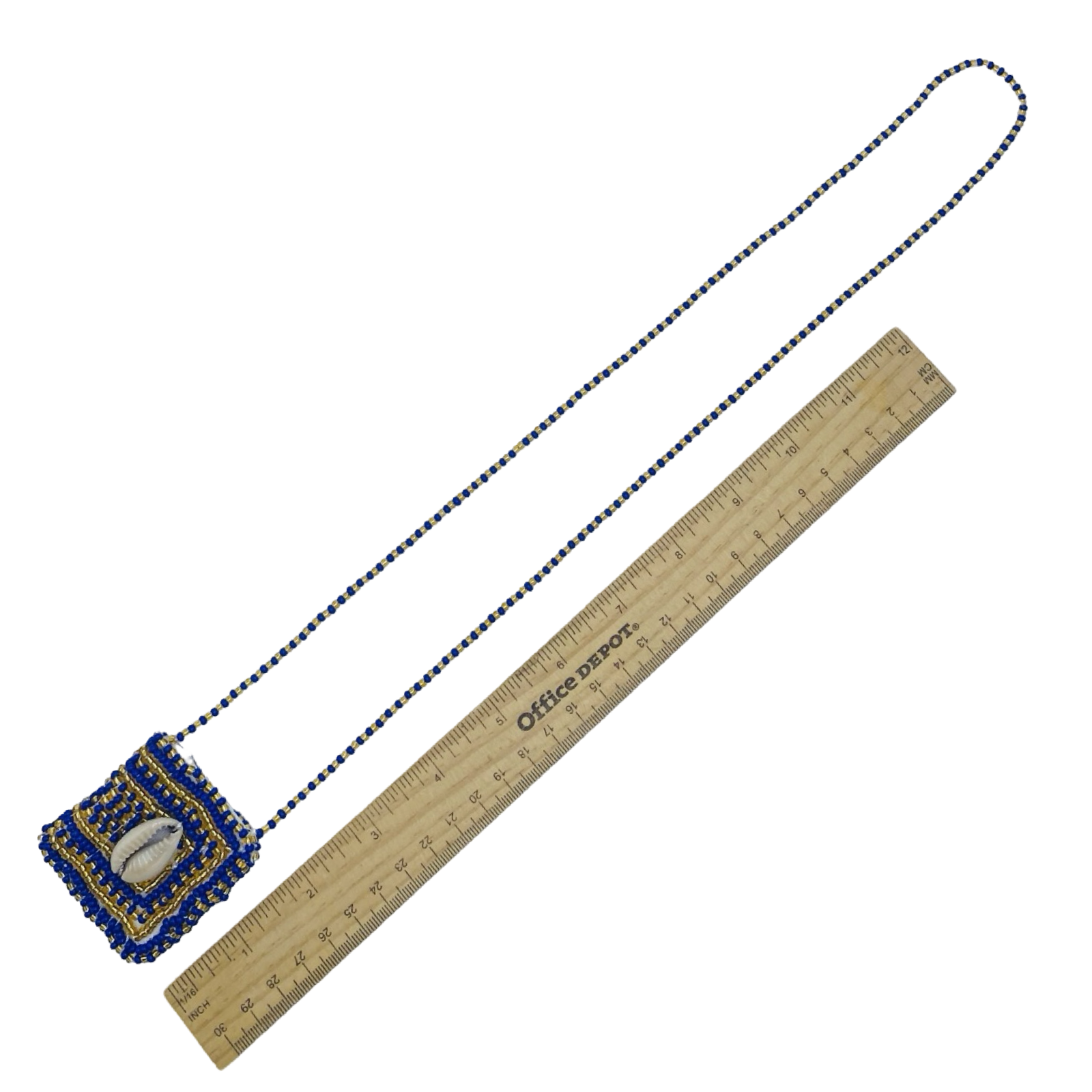 Handmade Eleke de Ochosi con Macuto - Yoruba Santeria Orisha Necklace - SanteriaGuide