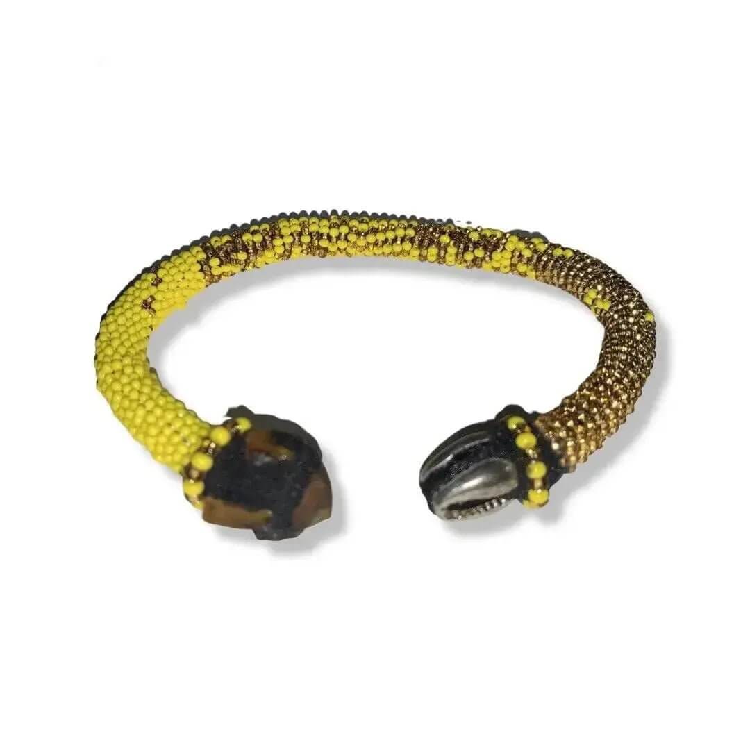 Handmade Ilde de Different Orishas Bracelet - Crystal & Glass Beads Yoruba Santeria Orisha - SanteriaGuide