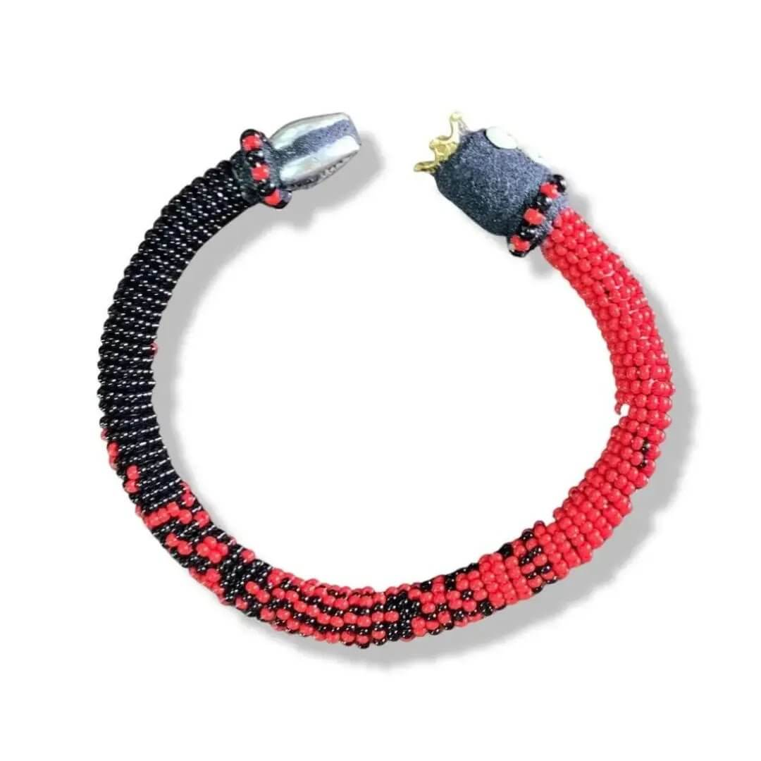 Handmade Ilde de Different Orishas Bracelet - Crystal & Glass Beads Yoruba Santeria Orisha - SanteriaGuide