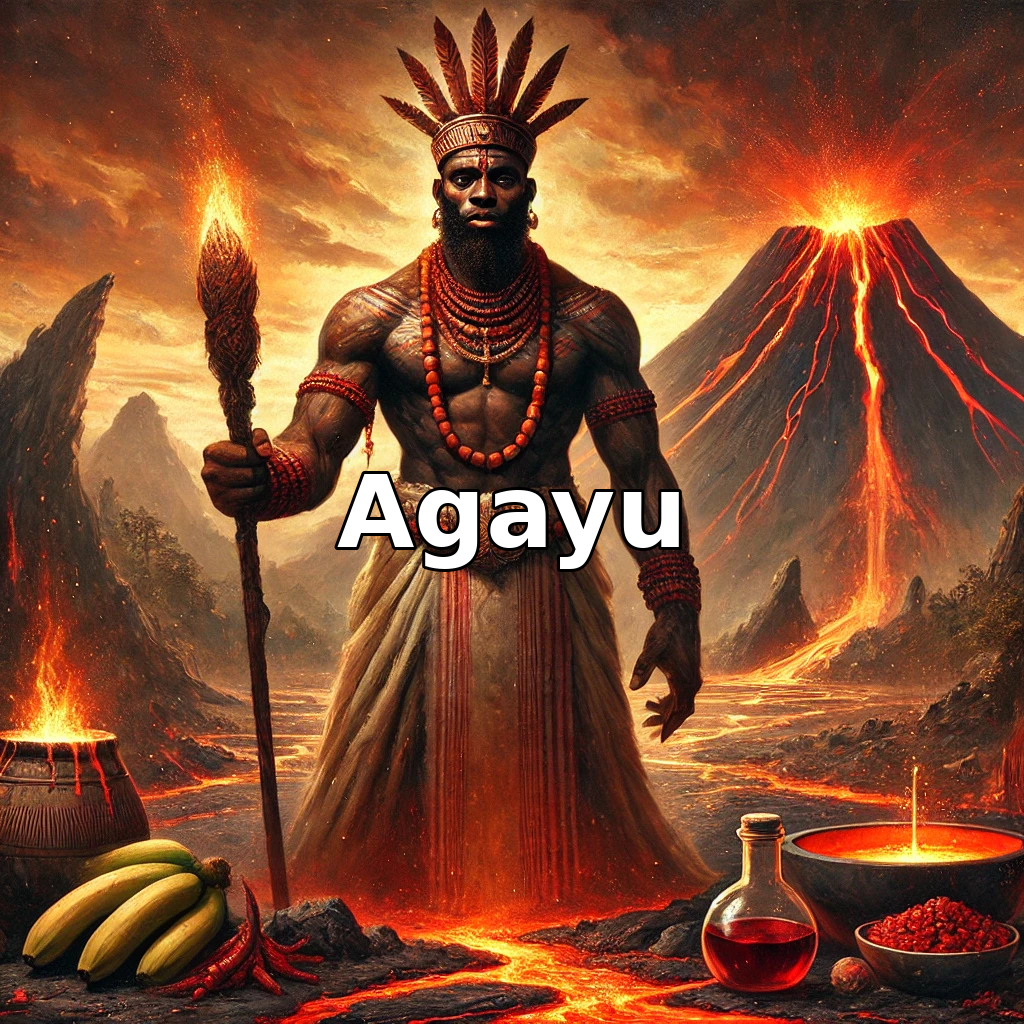 Agayu Collection – Jewelry, Ritual Tools, and Unique Items Honoring the Orisha of Volcanoes and Strength 🌋