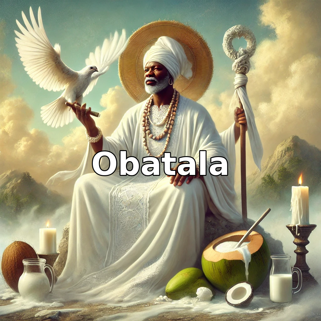 Obatala Collection – Jewelry, Ritual Tools, and Unique Items Honoring the Orisha of Wisdom and Purity 🕊