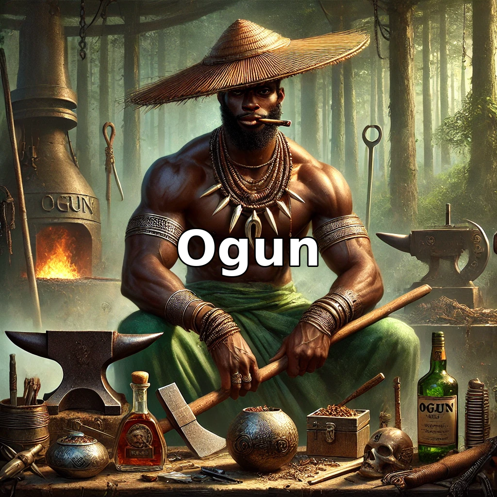 Ogun Collection – Tools, Jewelry, and Ritual Items Honoring the Orisha of Iron and War⚒️