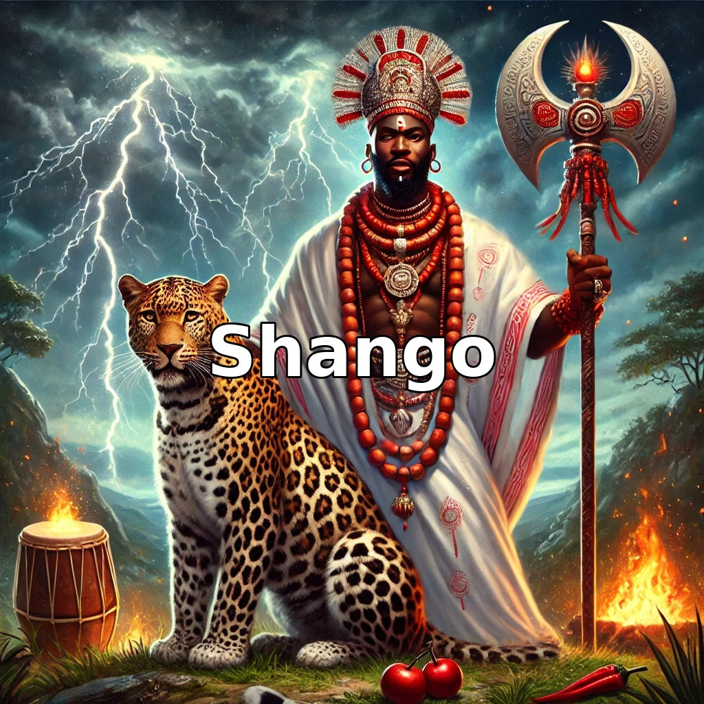 Shango Collection – Jewelry, Ritual Tools, and Unique Items Honoring the Orisha of Thunder and Power ⚡🔥