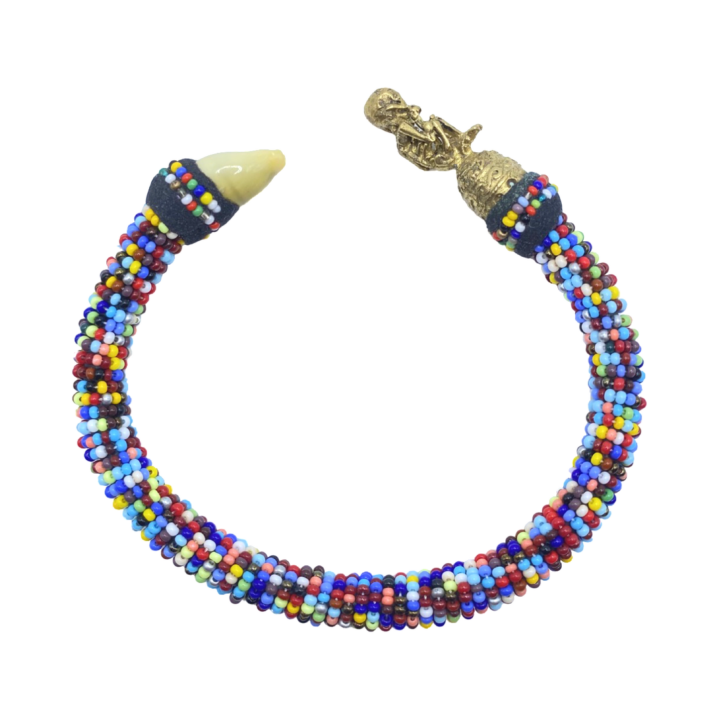Pulsera Honrando Ancestros – Concha y Bronce (Bracelet Honoring Ancestors) - SanteriaGuide