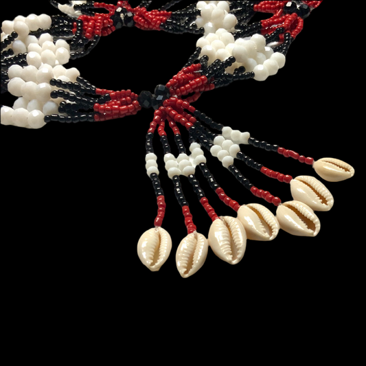 Mazo de Eleguá Eshu Alaguana – En Cristal (Eleguá Crystal Mazo: Protection and Path-Opening)