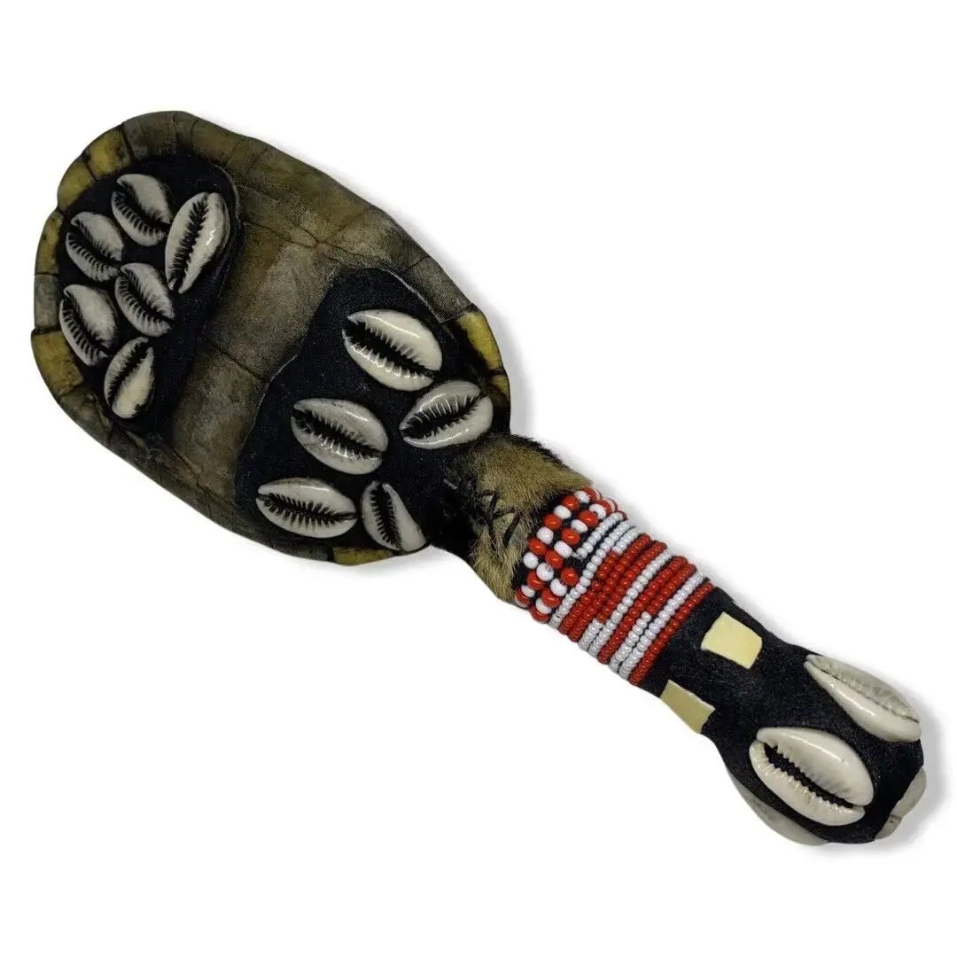 1 Maraca Grande De Shango Decorada Kabiosile Alafi Yoruba Babalawo Chango Large - SanteriaGuide