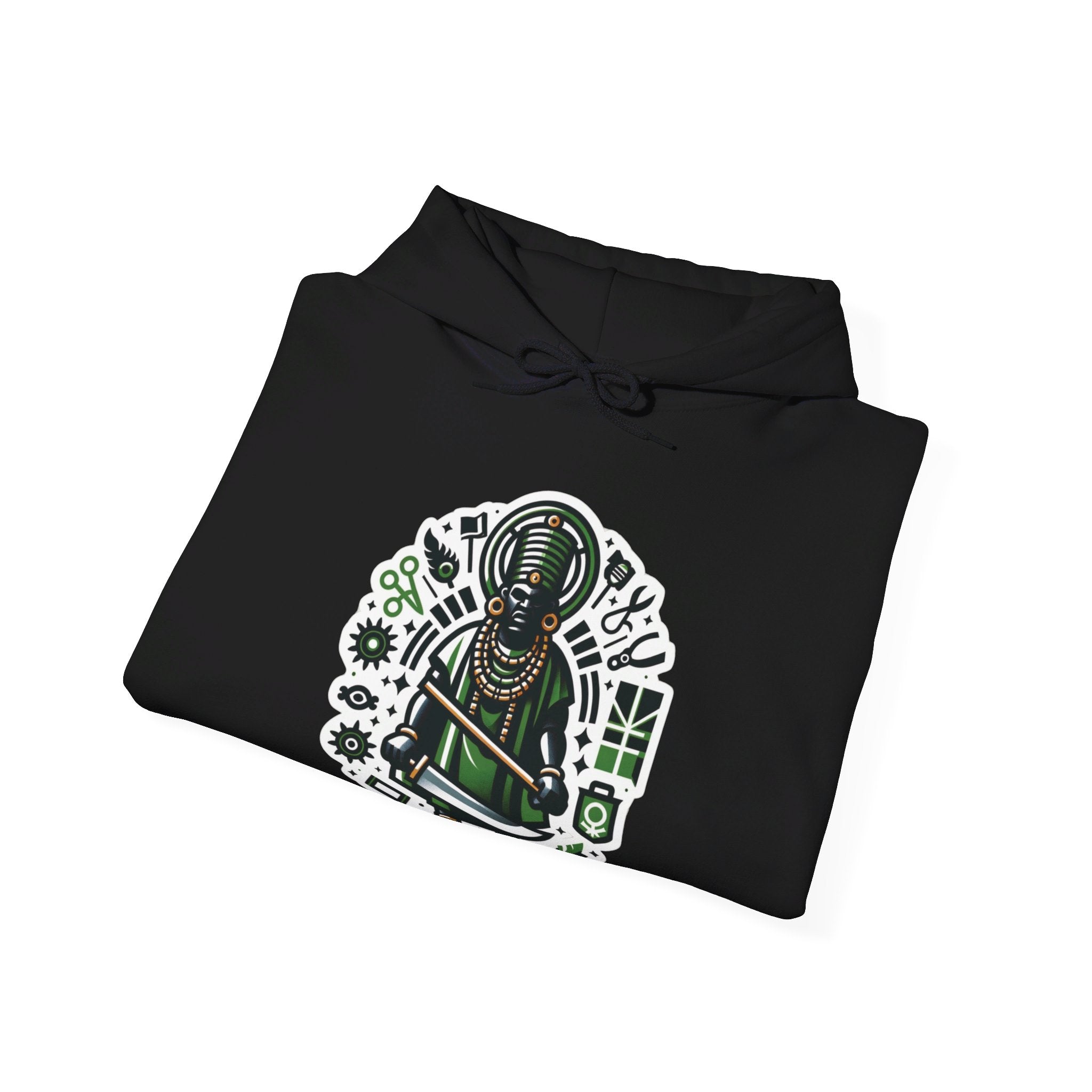 Ogun Hoodie - Spiritual Orisha Worship & Yoruba Mythology - SanteriaGuide