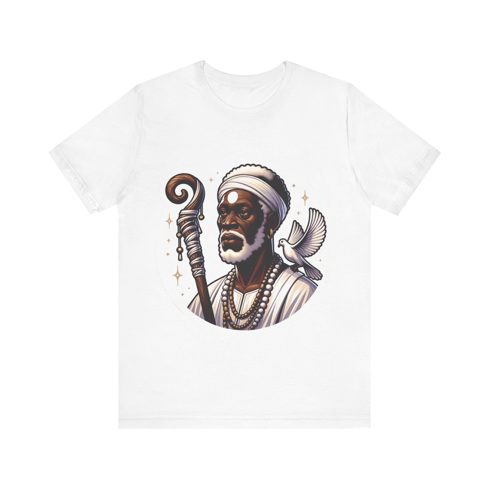 Obatala T-Shirt - Spiritual Orisha Worship & Yoruba Mythology Inspired Tee - SanteriaGuide