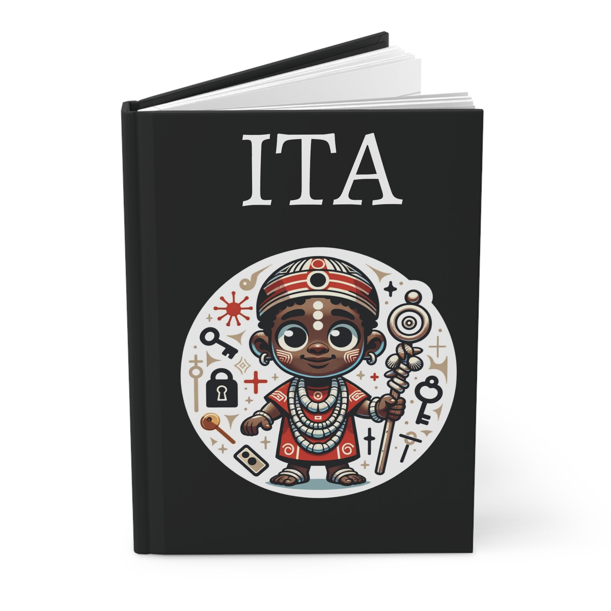 Elegua Hardcover Journal: Matte Finish ITA for Spiritual Reflection - SanteriaGuide