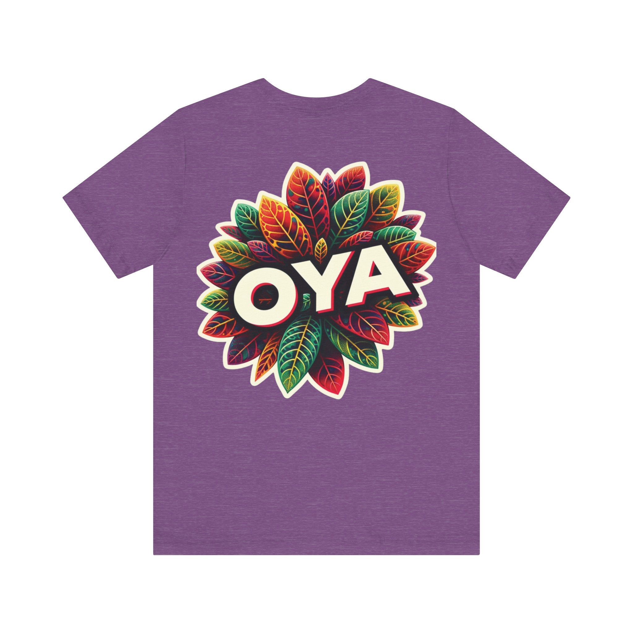 Oya Croto flower T-Shirt - Spiritual Orisha Worship & Yoruba Mythology - SanteriaGuide