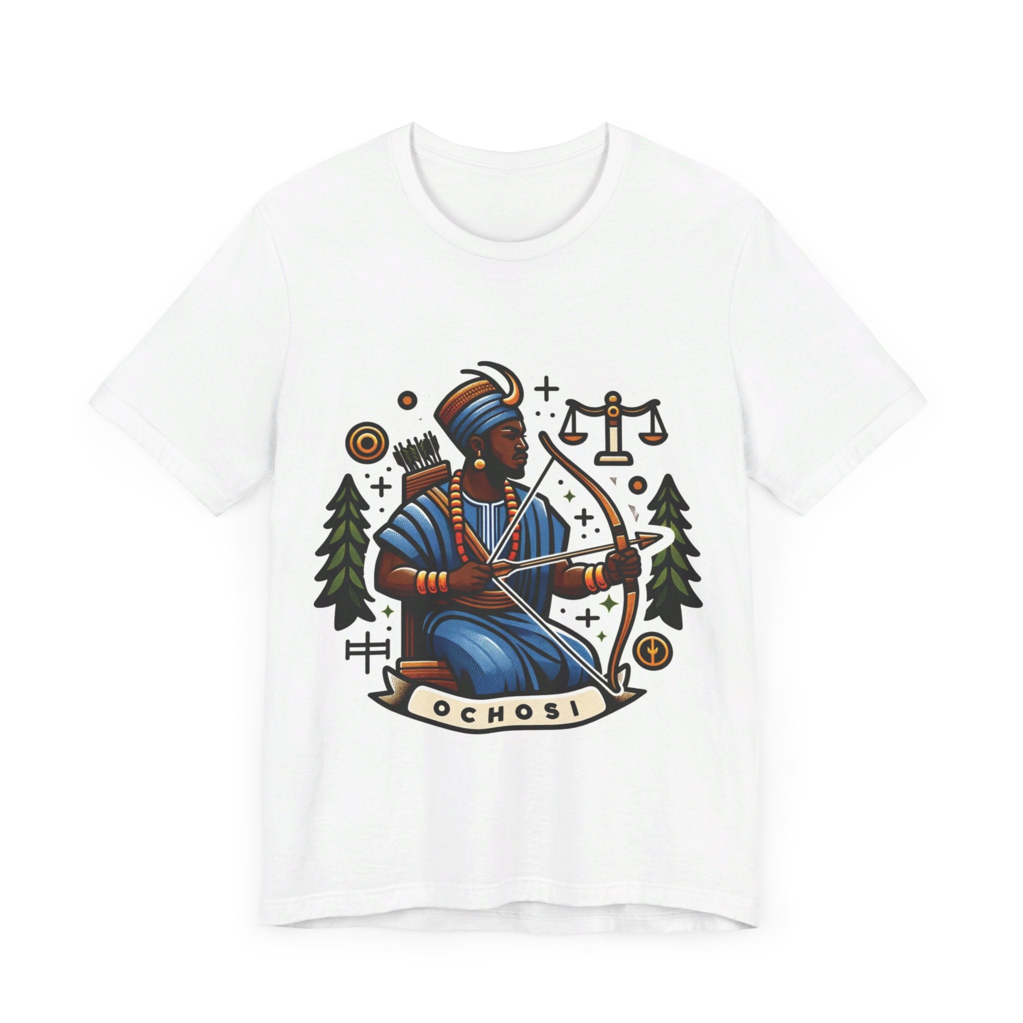 Ochosi T-Shirt - Spiritual Orisha Worship & Yoruba Mythology - SanteriaGuide