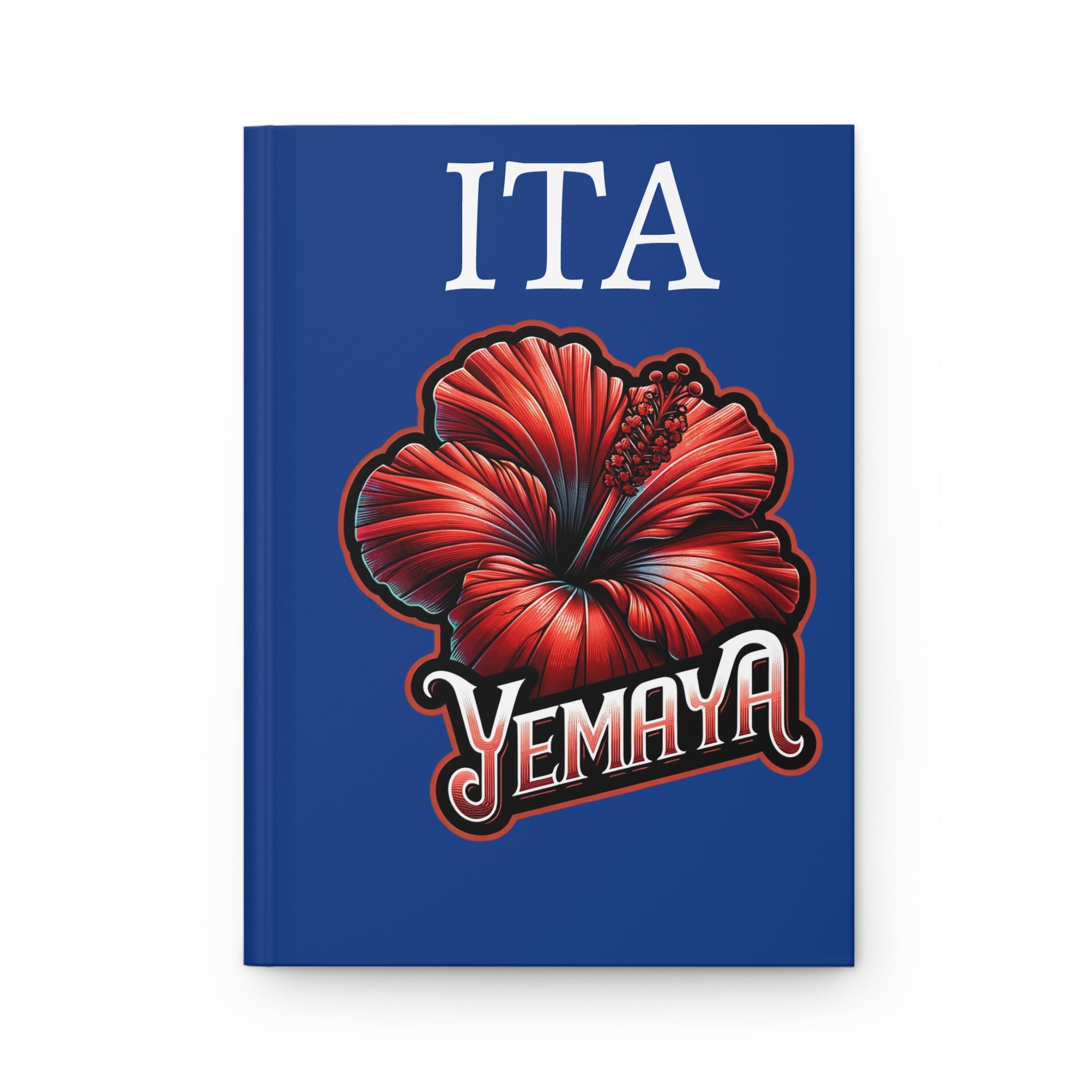 Yemaya Flower Hardcover Journal: Matte Finish ITA for Spiritual Reflection - SanteriaGuide