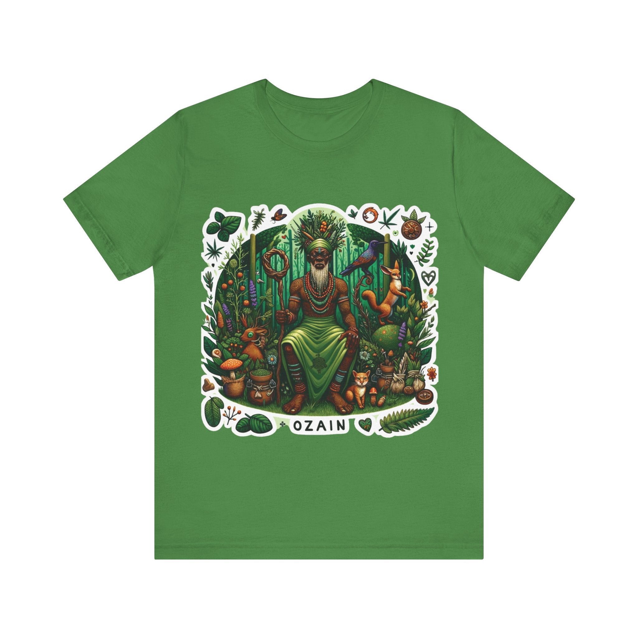 Ozain Osain Nature T-Shirt - Spiritual Orisha Worship & Yoruba Mythology - SanteriaGuide