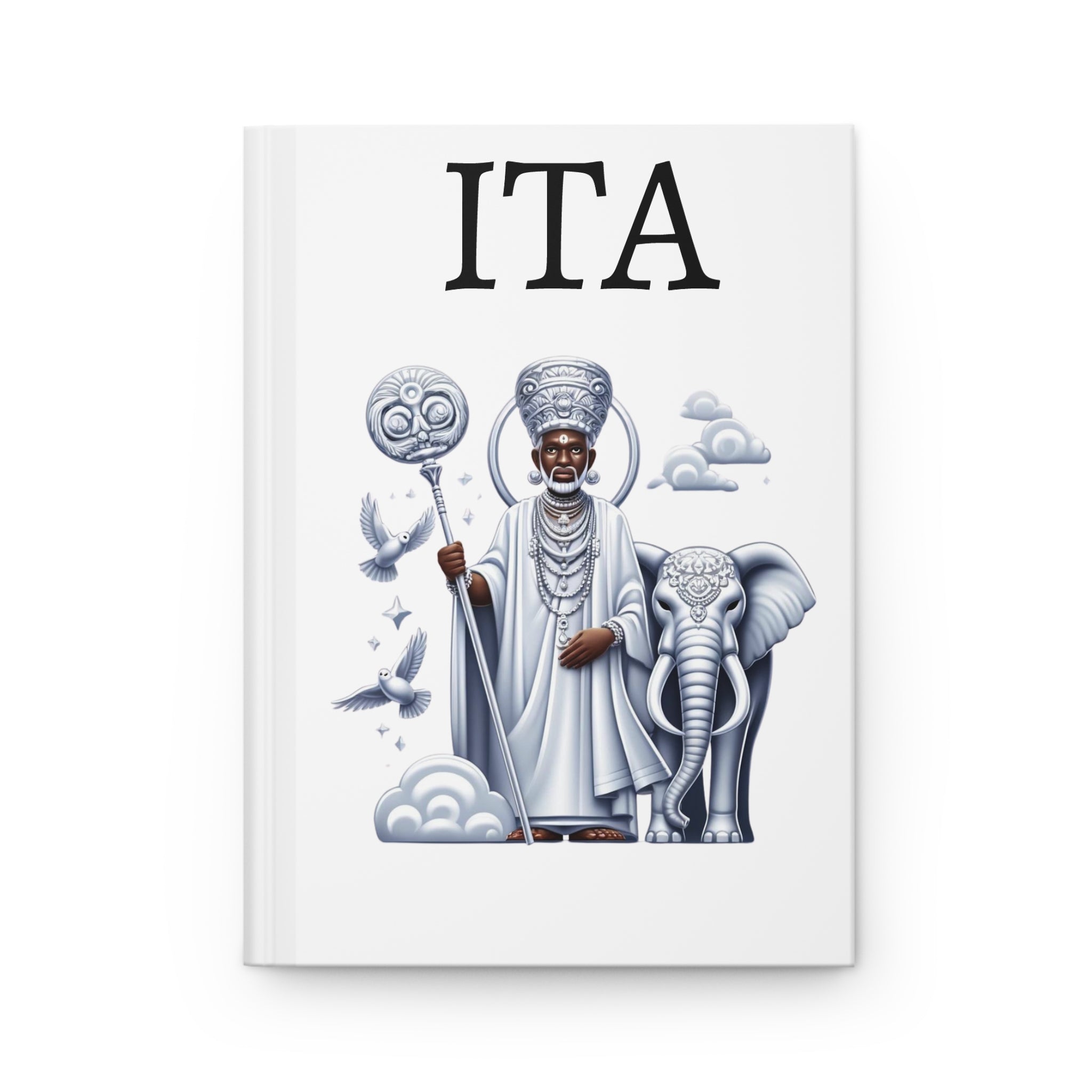 Obatala Hardcover Journal: Matte Finish ITA for Spiritual Reflection - SanteriaGuide