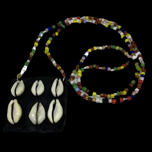 Osain Gurufinda Macuto – Handmade with Sacred Beads & Cowrie Shells