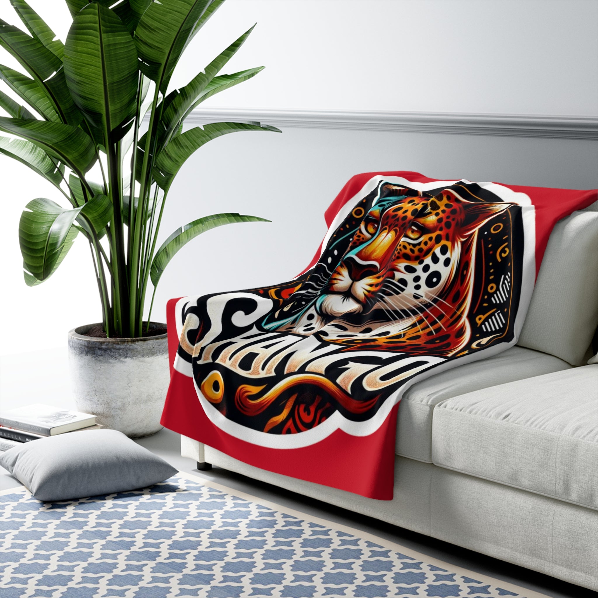 Shango Sherpa Fleece Blanket - SanteriaGuide