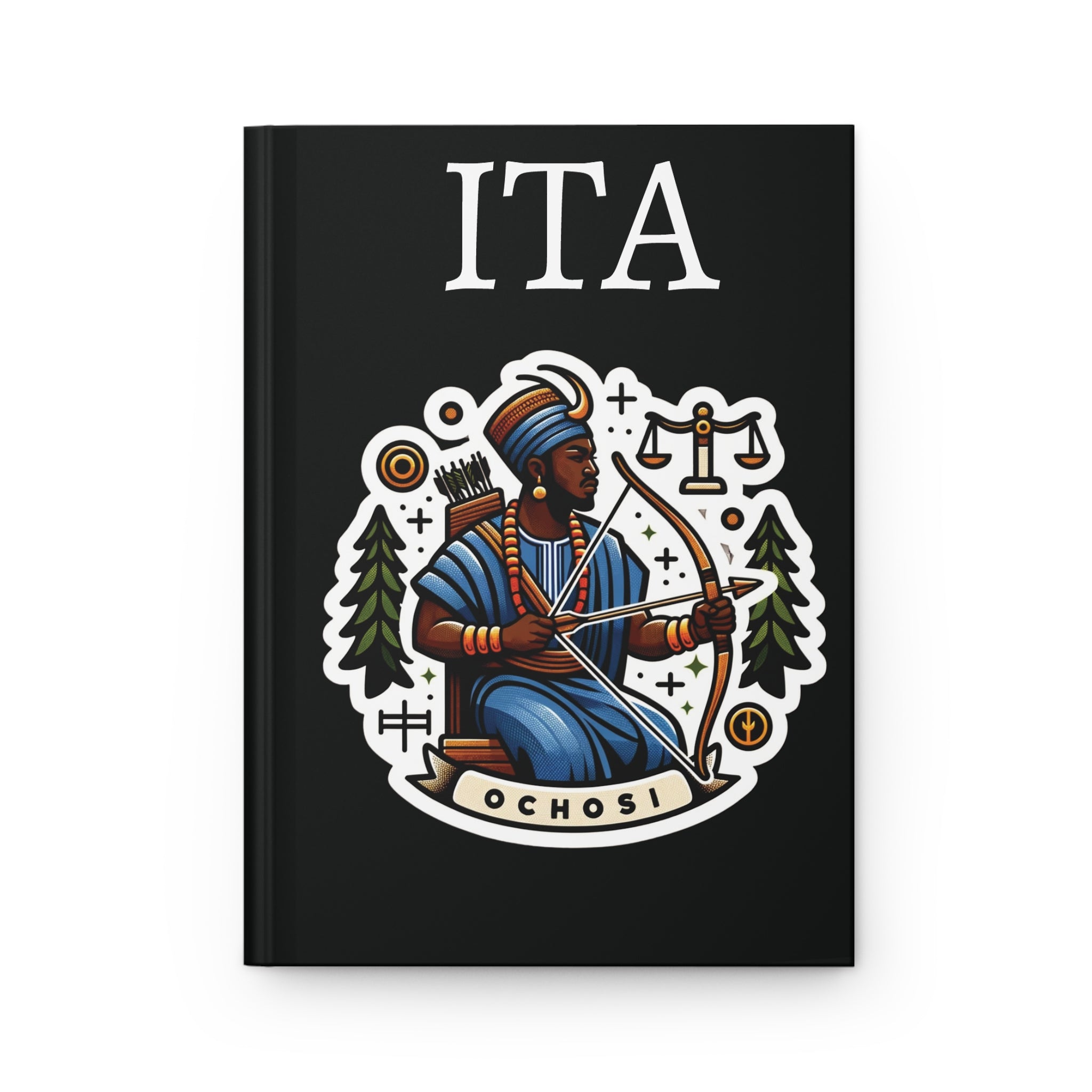 Ochosi Hardcover Journal: Matte Finish ITA for Spiritual Reflection