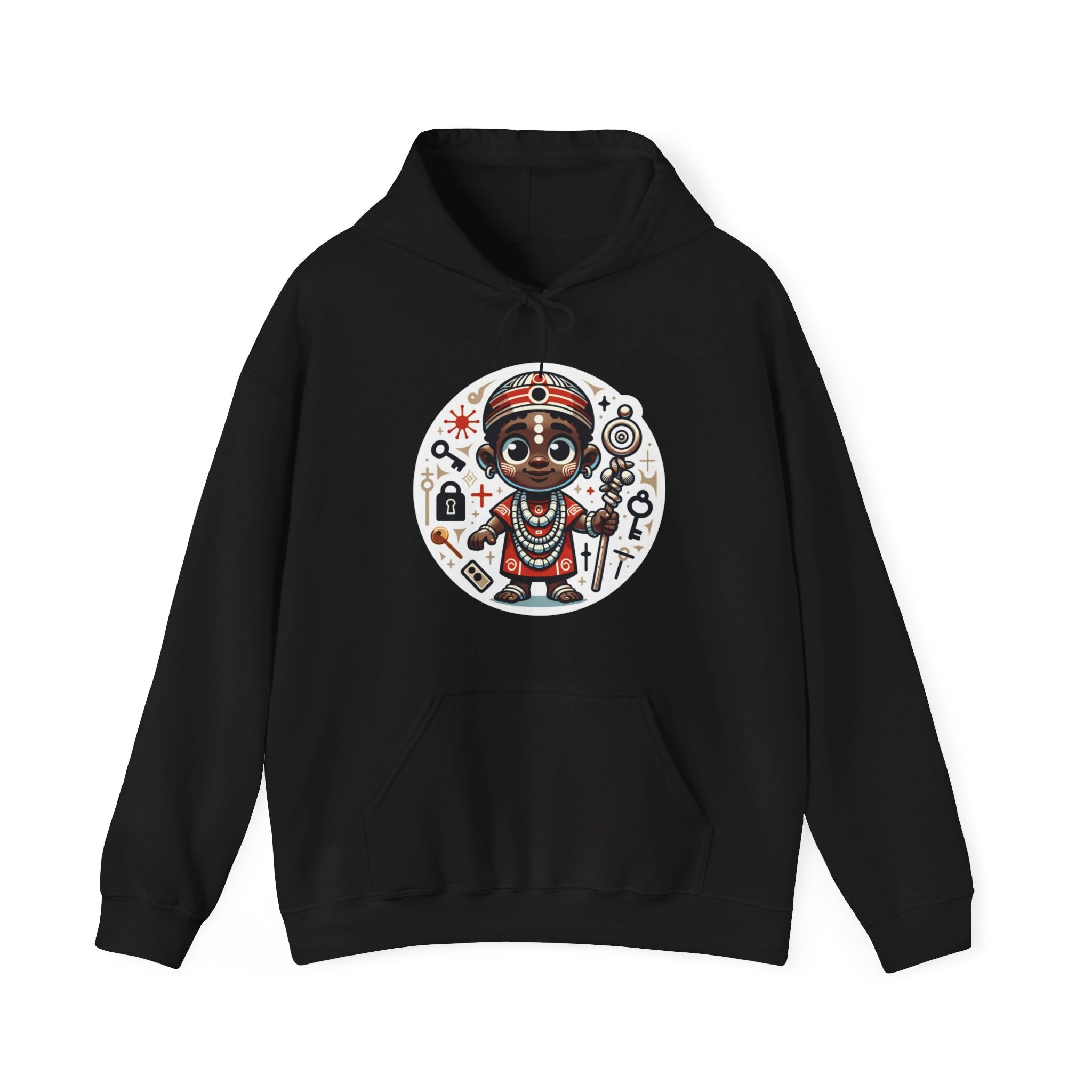 Elegua Hoodie - Spiritual Orisha Worship & Yoruba Mythology - SanteriaGuide