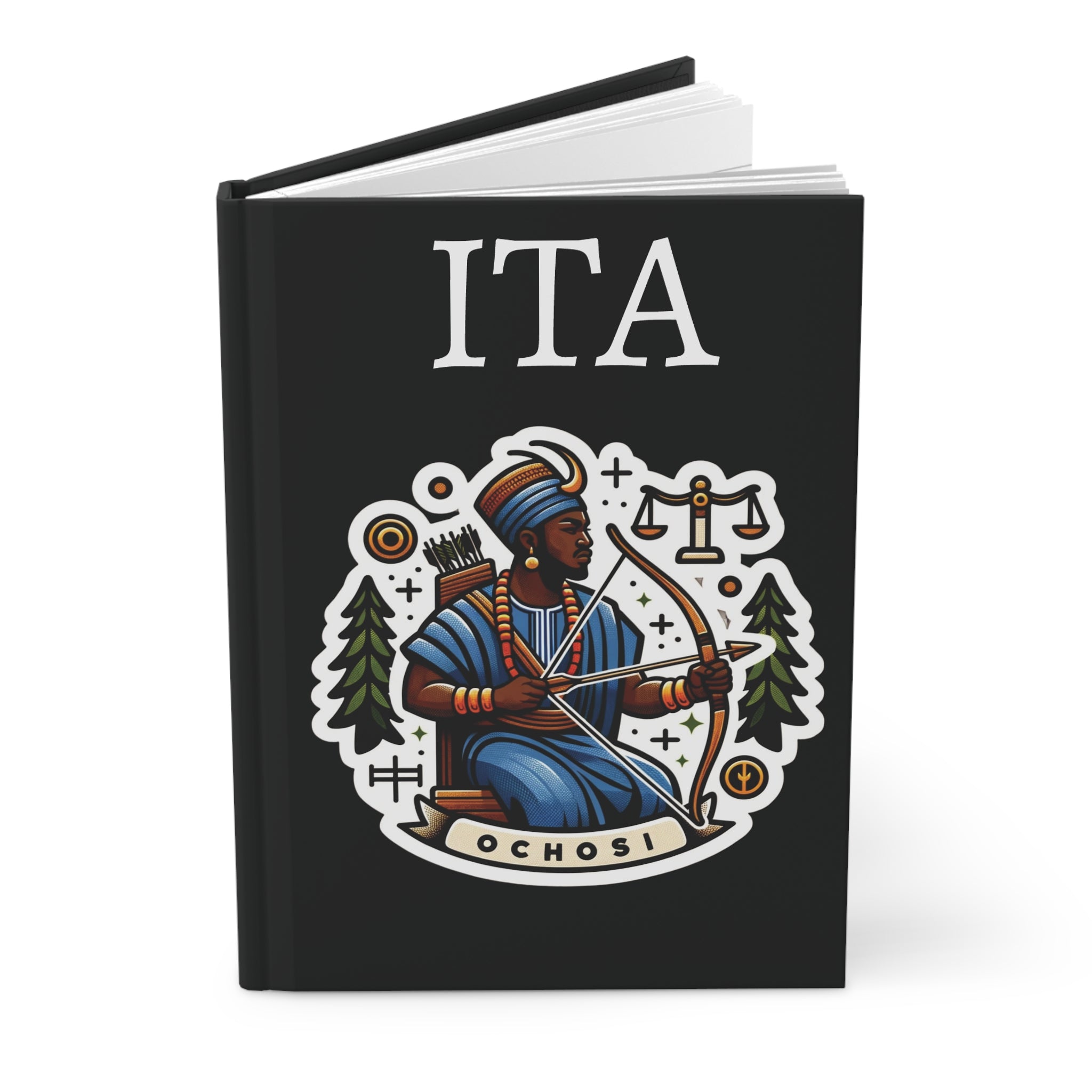 Ochosi Hardcover Journal: Matte Finish ITA for Spiritual Reflection