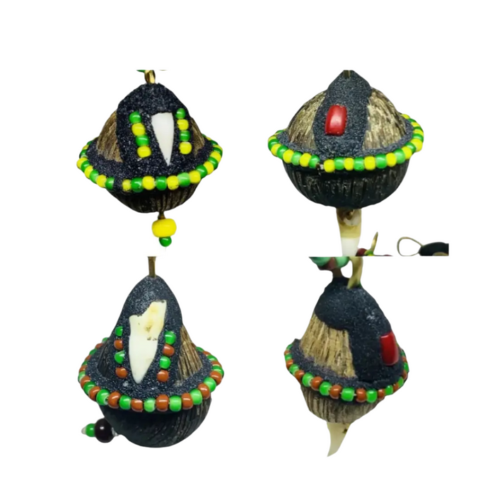 Ikin De 4 Ojos Eleke: Honrando Orunmila Orula Ifa (Collar de cuentas para Orunmila)