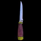 Pinaldo Cuchillo para Orunmila – De Piel, Diseño 3 (Knife with Leather for Orunmila – Design 3)