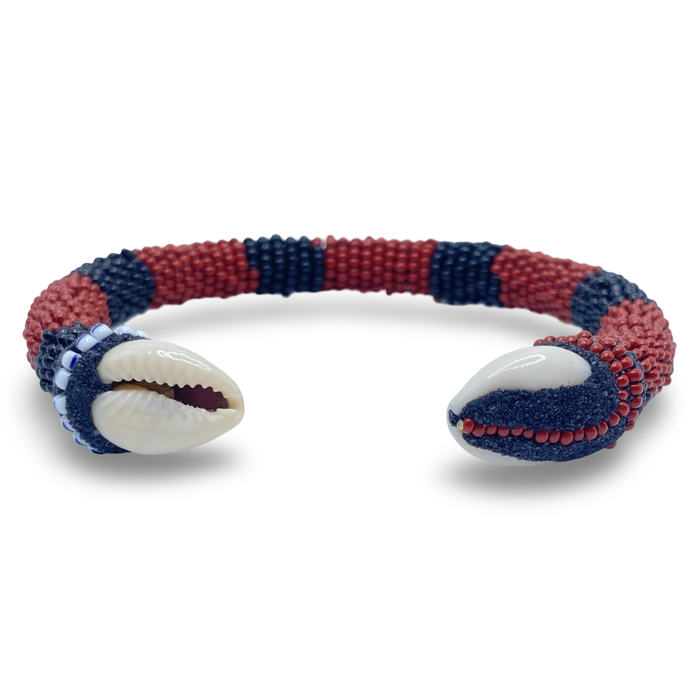 Pulsera hecha a mano Ilde de Babalú Ayé - Cowrie Shell Yoruba Santeria Orisha