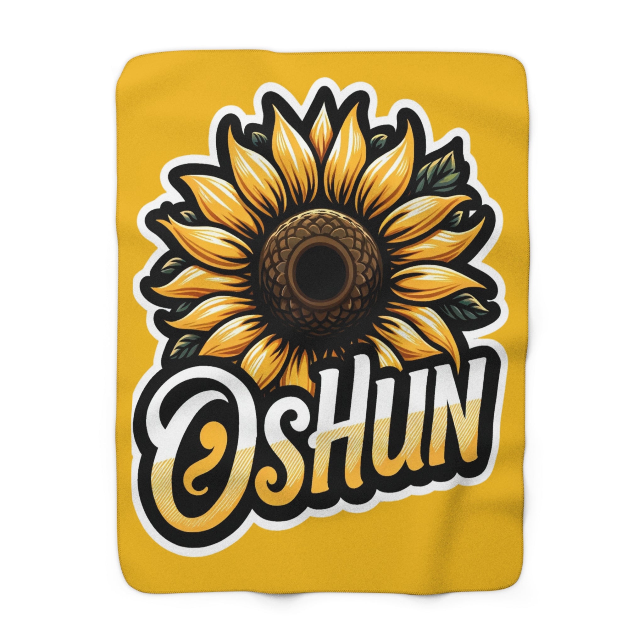 Oshun Sherpa Fleece Blanket - SanteriaGuide