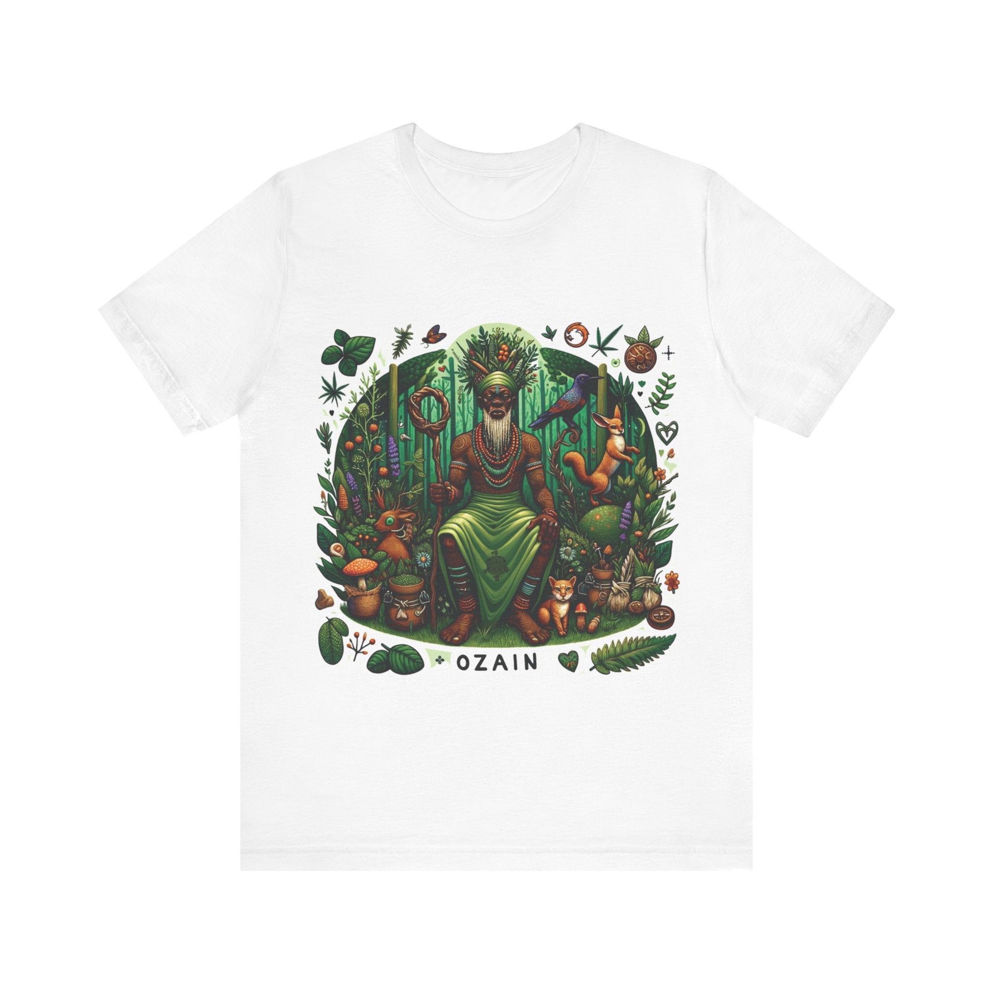 Ozain Osain Nature T-Shirt - Spiritual Orisha Worship & Yoruba Mythology - SanteriaGuide