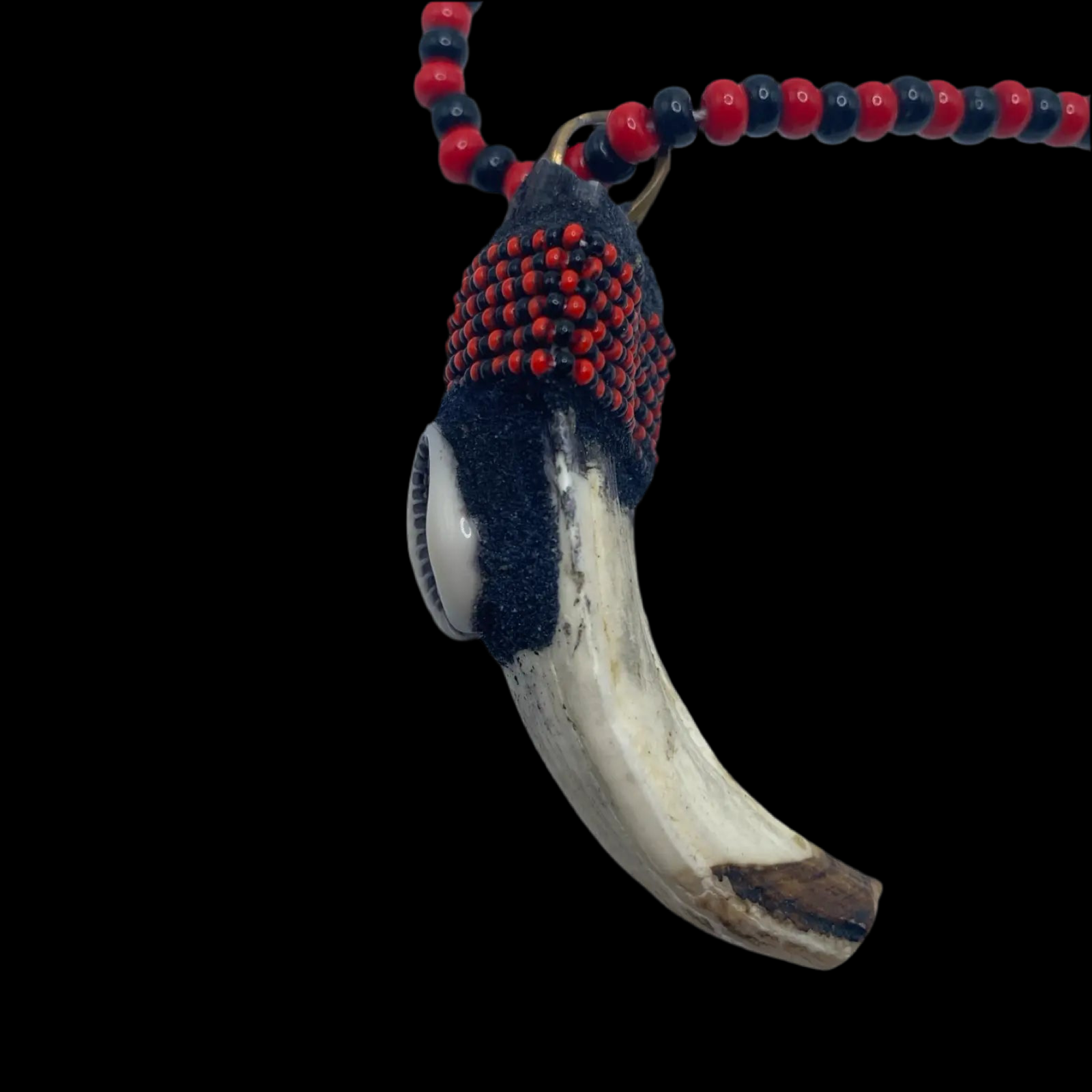 Eleke de Eleguá con Diente – Panteón Yoruba y Bantú (Eleguá Necklace with Tooth)