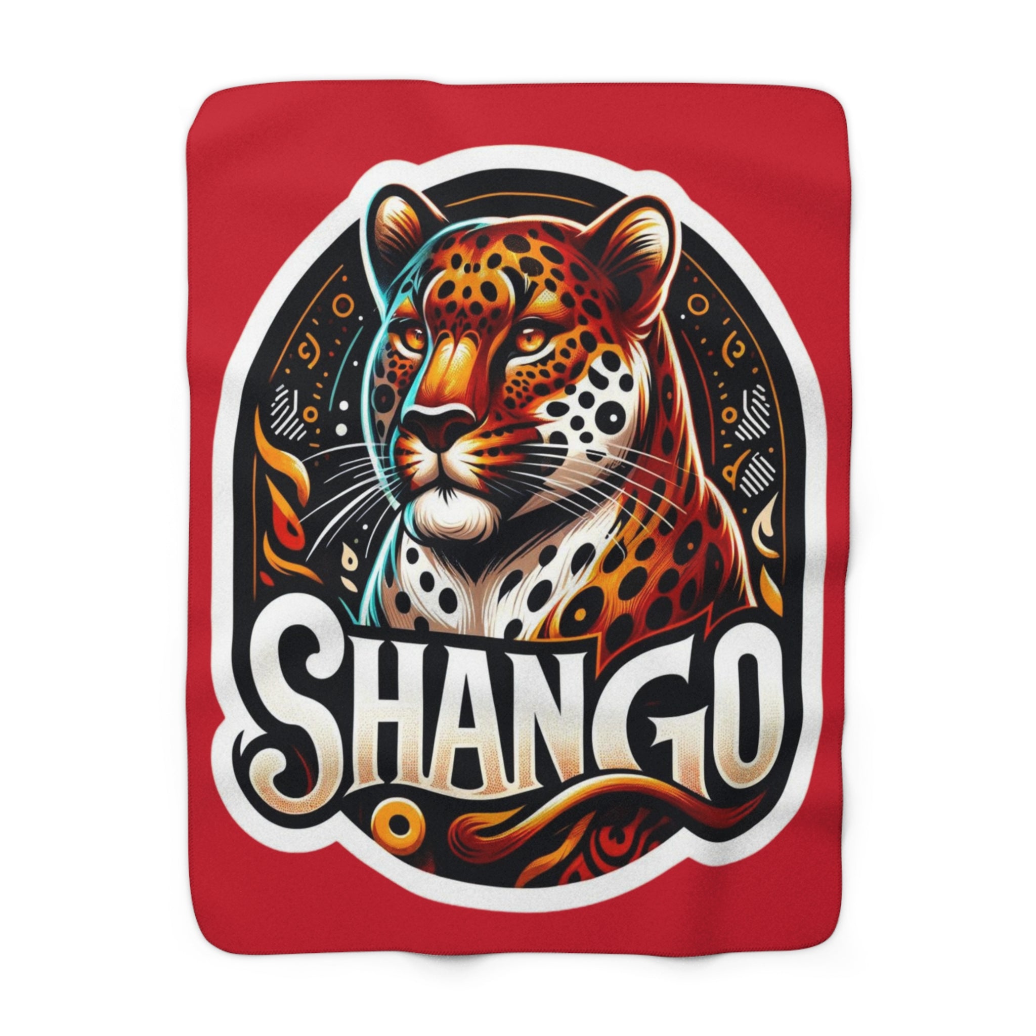 Shango Sherpa Fleece Blanket - SanteriaGuide