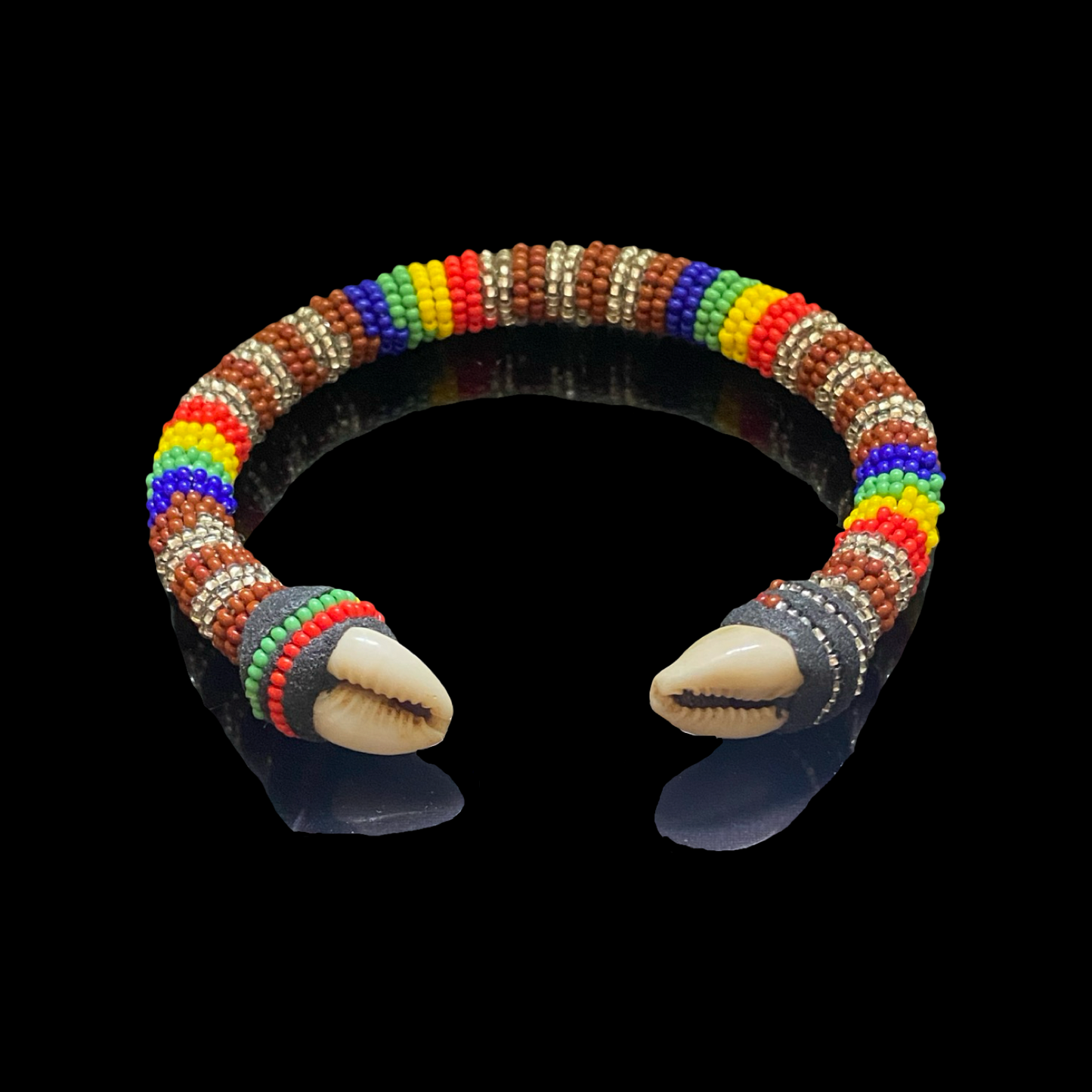 Pulsera hecha a mano Ilde de Agayú - Concha de Cauri Yoruba Santeria Orisha