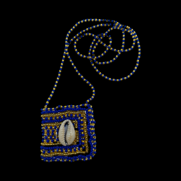 Ochosi Macuto – Handmade with Sacred Beads & Cowrie Shell