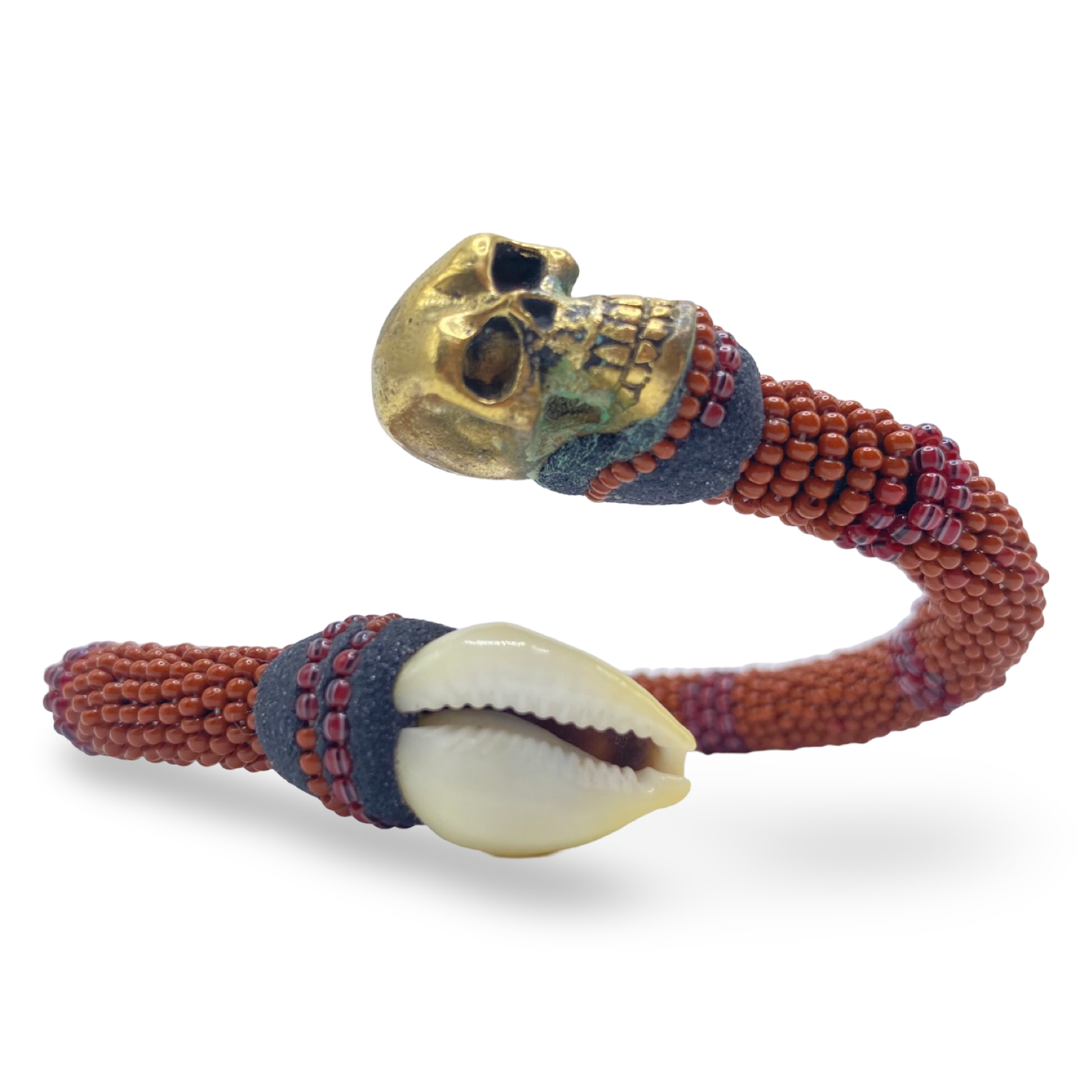 Pulsera de Oya – Conchas de Cauri y Bronze