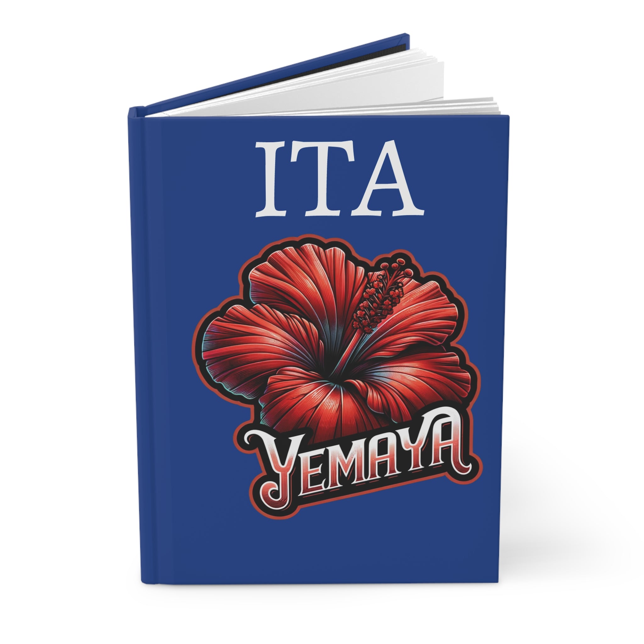 Yemaya Flower Hardcover Journal: Matte Finish ITA for Spiritual Reflection - SanteriaGuide