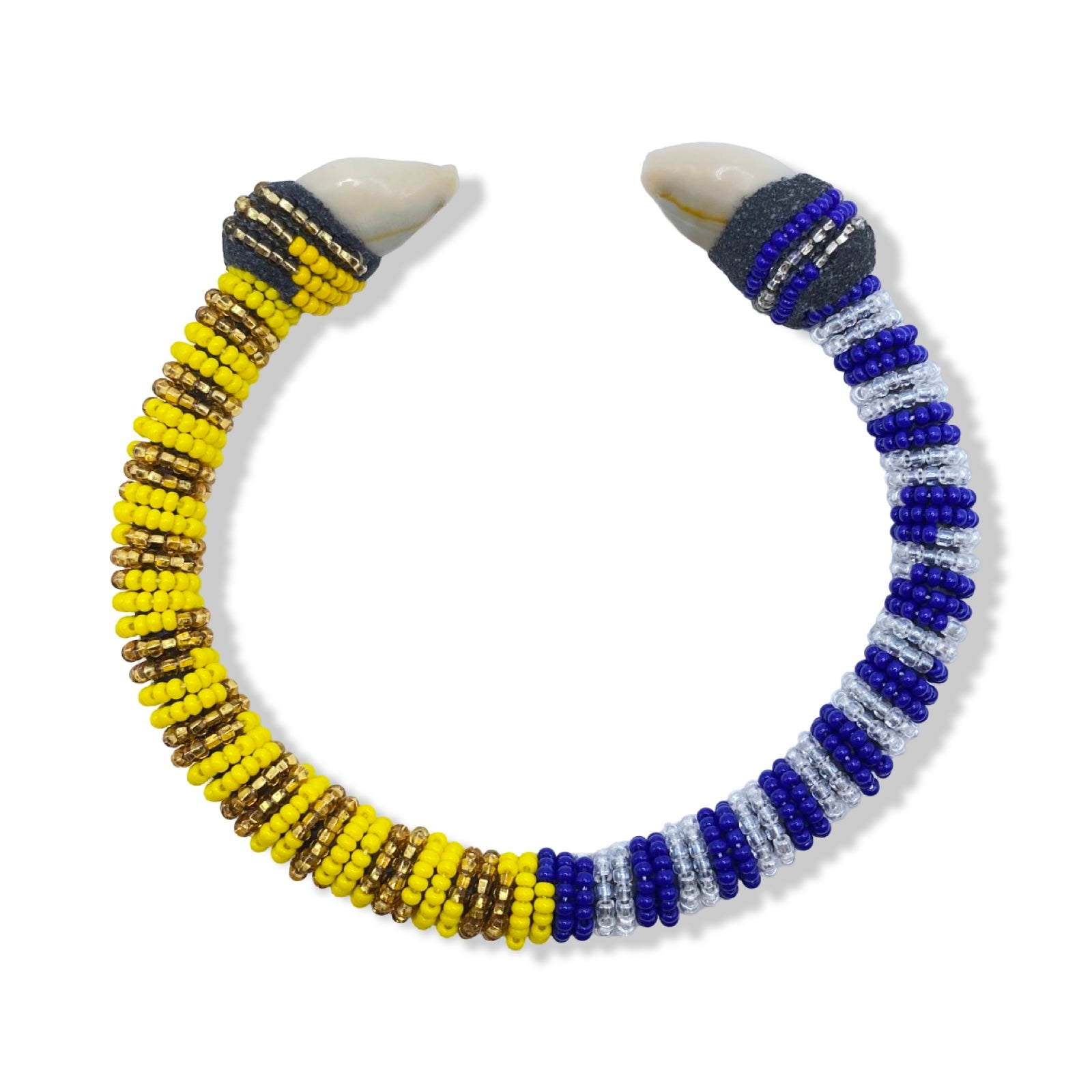 Pulsera de Yemaya con Oshun Las dos Aguas – Conchas de Cauri