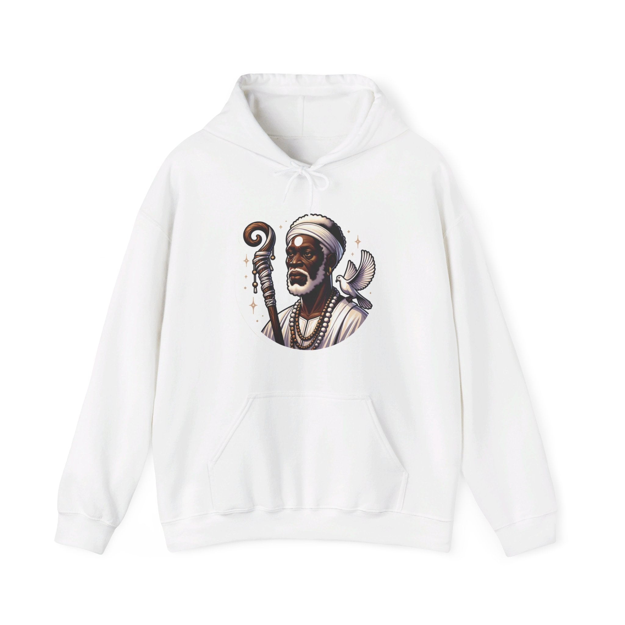 Obatala Hoodie - Spiritual Orisha Worship & Yoruba Mythology - SanteriaGuide