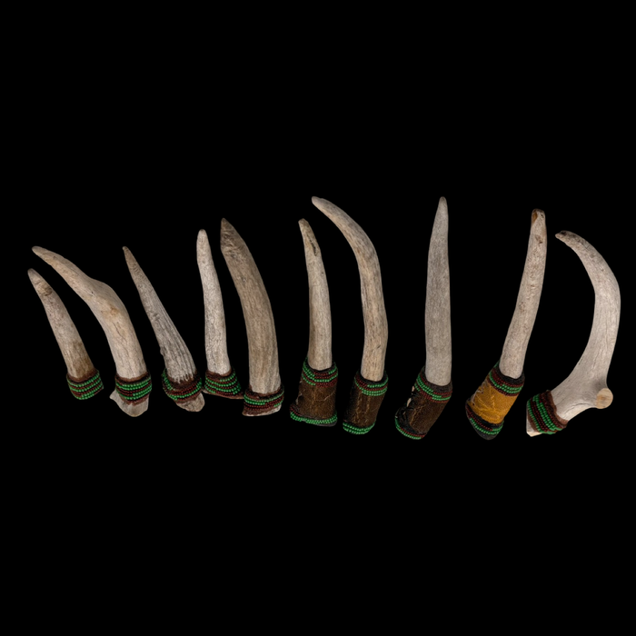 Authentic Ifá Irofa – Ritual Tools for Orunmila (green and brown)
